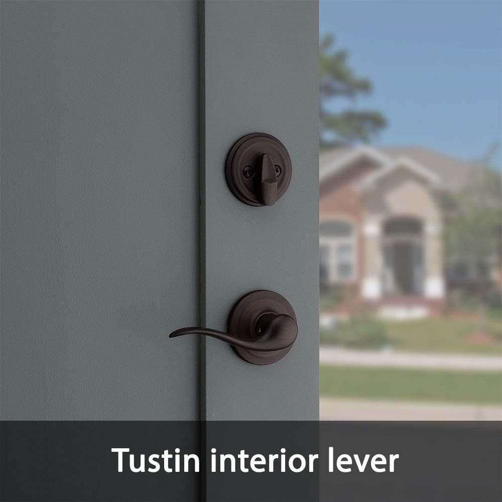 Kwikset Arlington Front Door Lock Set with Rekey Deadbolt and Smart Key