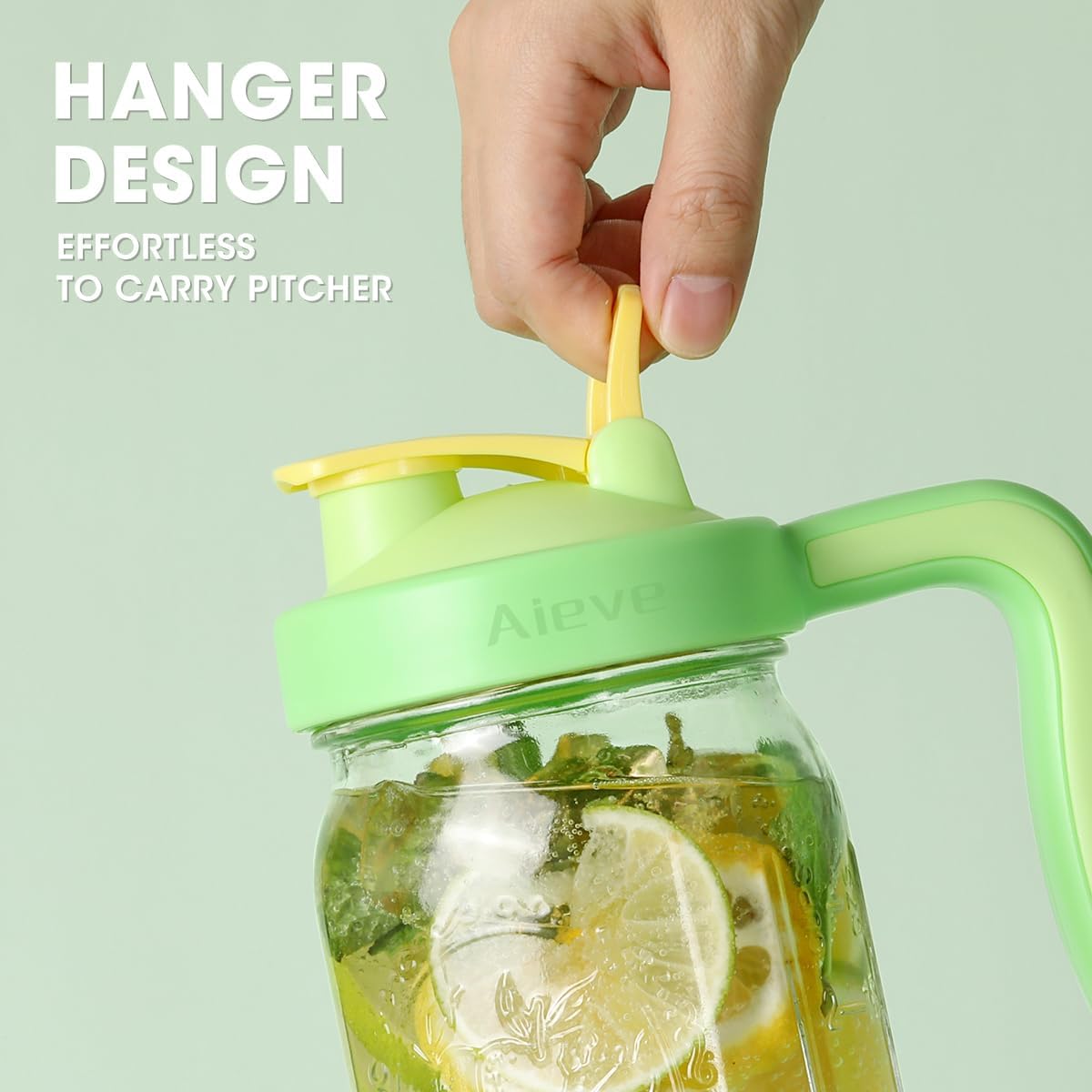 Ergonomic 2-Pack Mason Jar Pour Spout Lid with Flip-Top Design