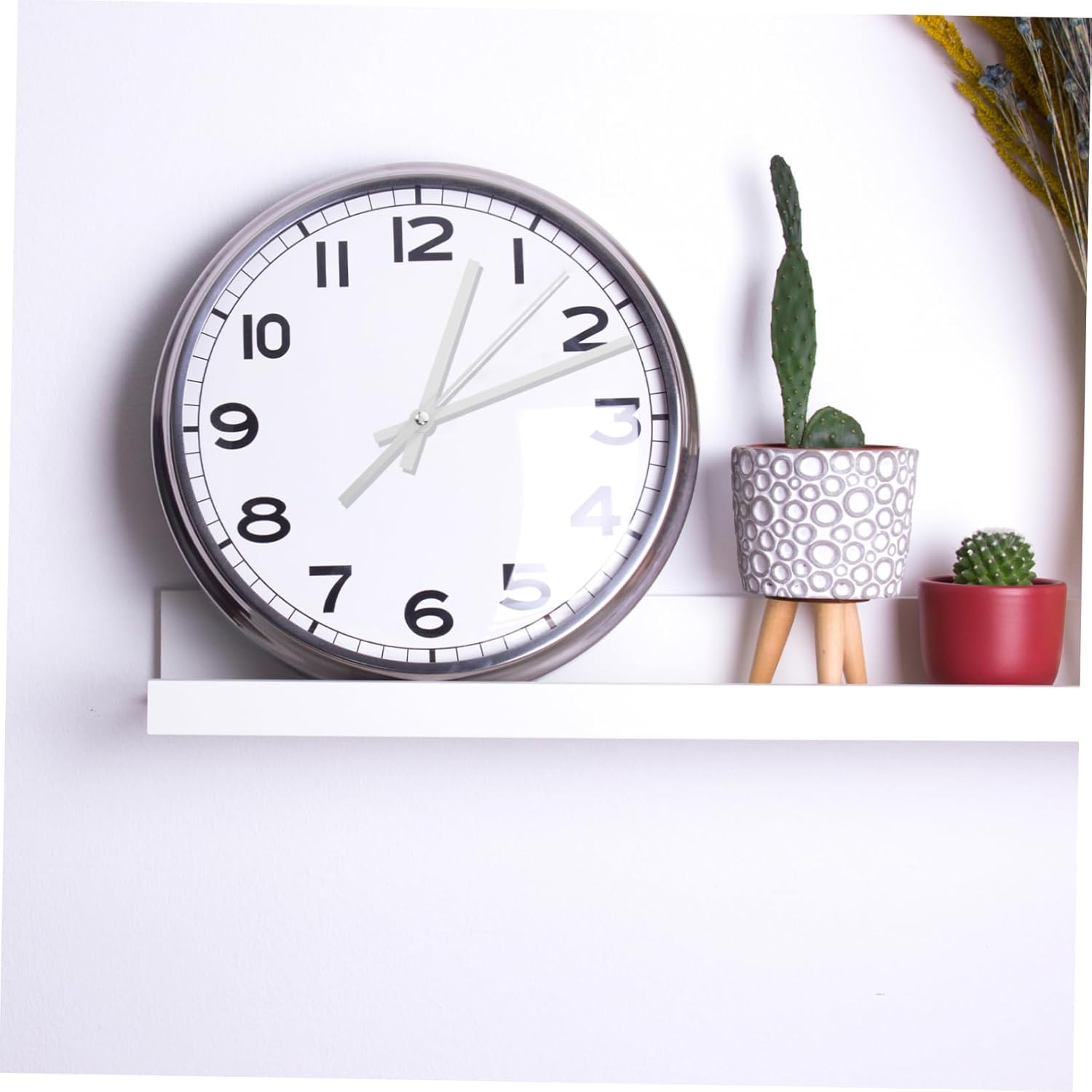 Sturdy Plastic Clock Hands Set for DIY and Decor