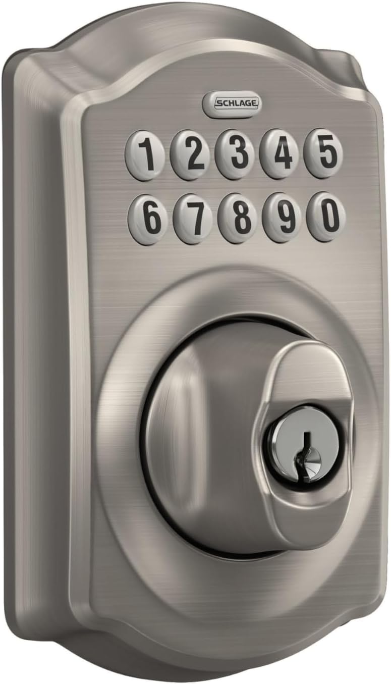 Schlage BE365 V CAM 619 Keyless Entry Keypad for Deadbolt