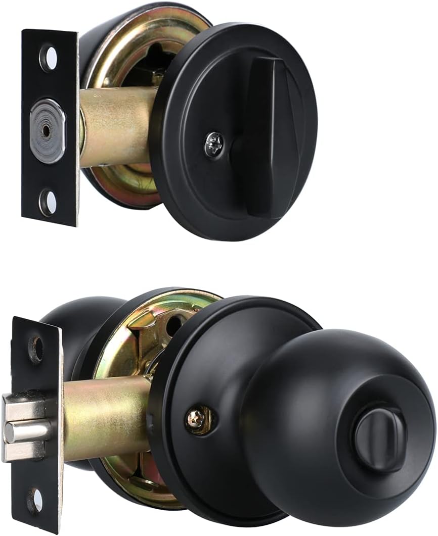 Secure Front Door Lock Set for Exterior Doors