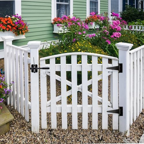 6 Inch Heavy Duty T-Strap Shed Door Hinges 2 Pack