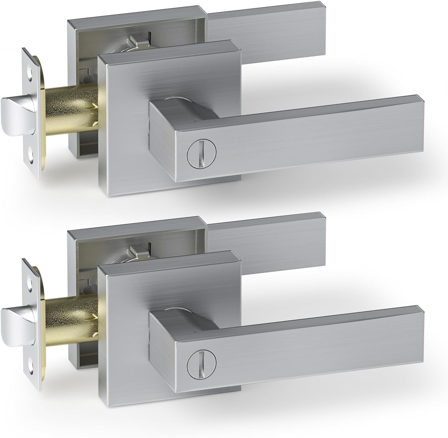 Exterior Interior Door Handle Lever Set