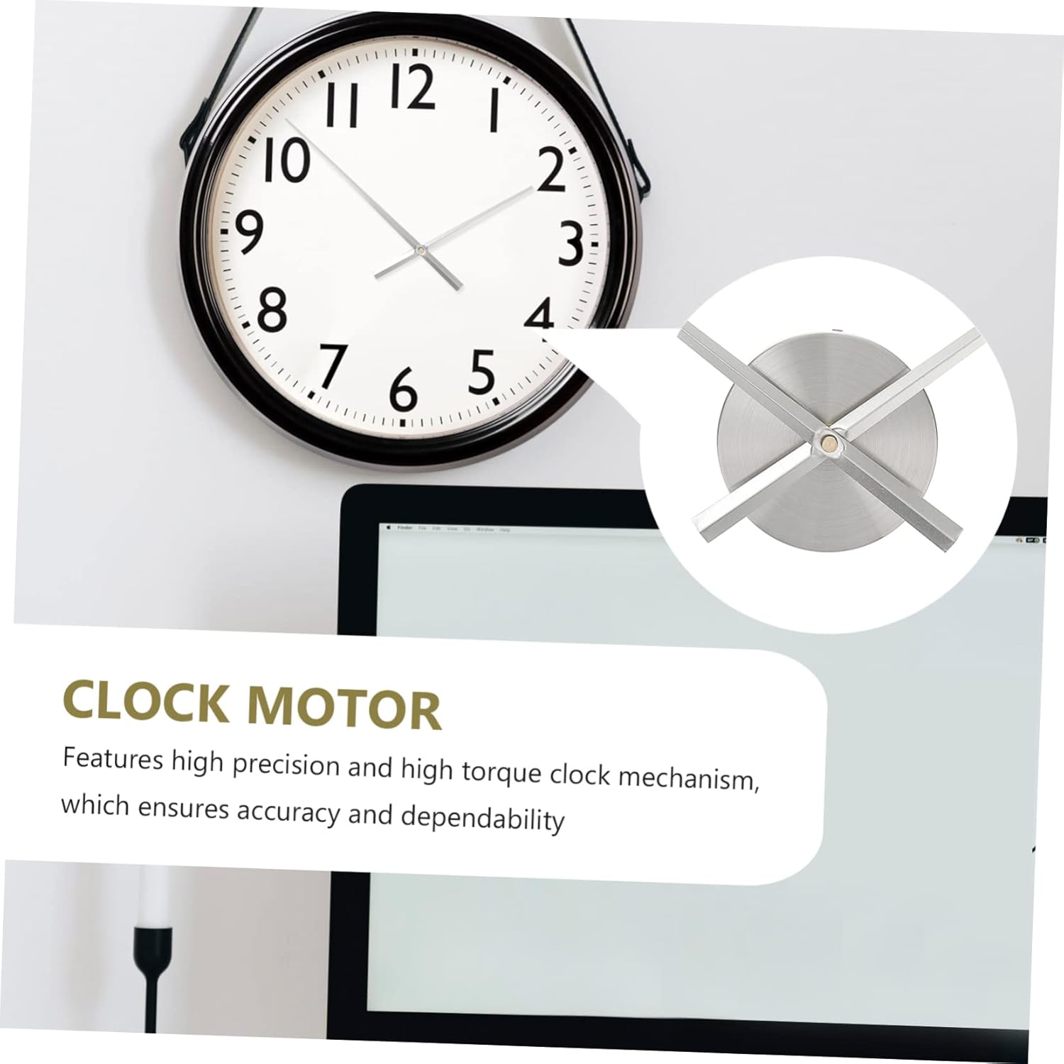 Precision Battery-Operated Clock Kit with LED Lights Waterproof DIY Clock Mechanism