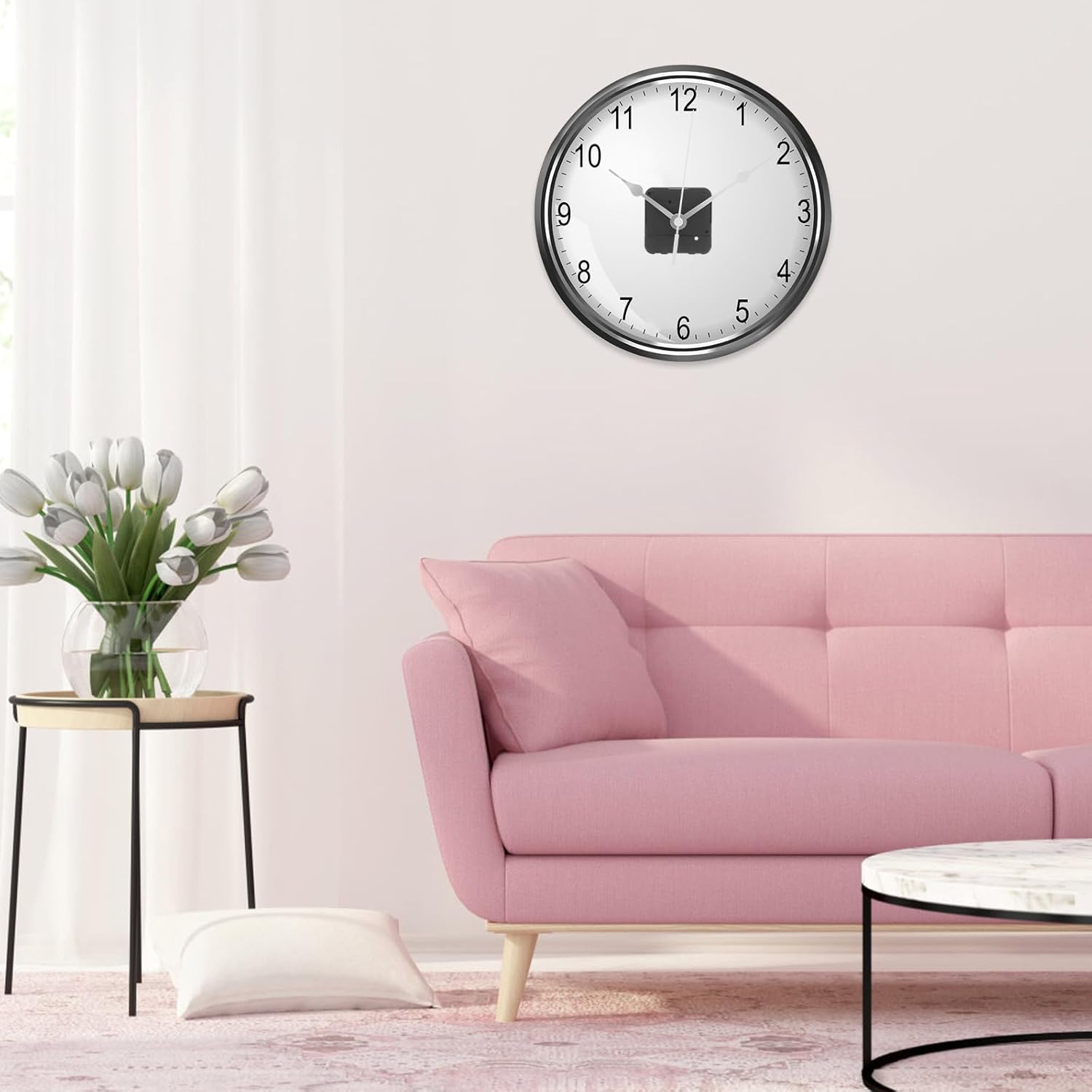 Long-Lasting Quiet Clock Movement Easy to Install for wall clocks