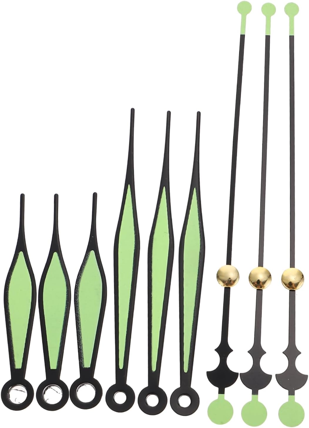 DECOMELODY10 Sets Luminous Clock Hands Replacement Kit