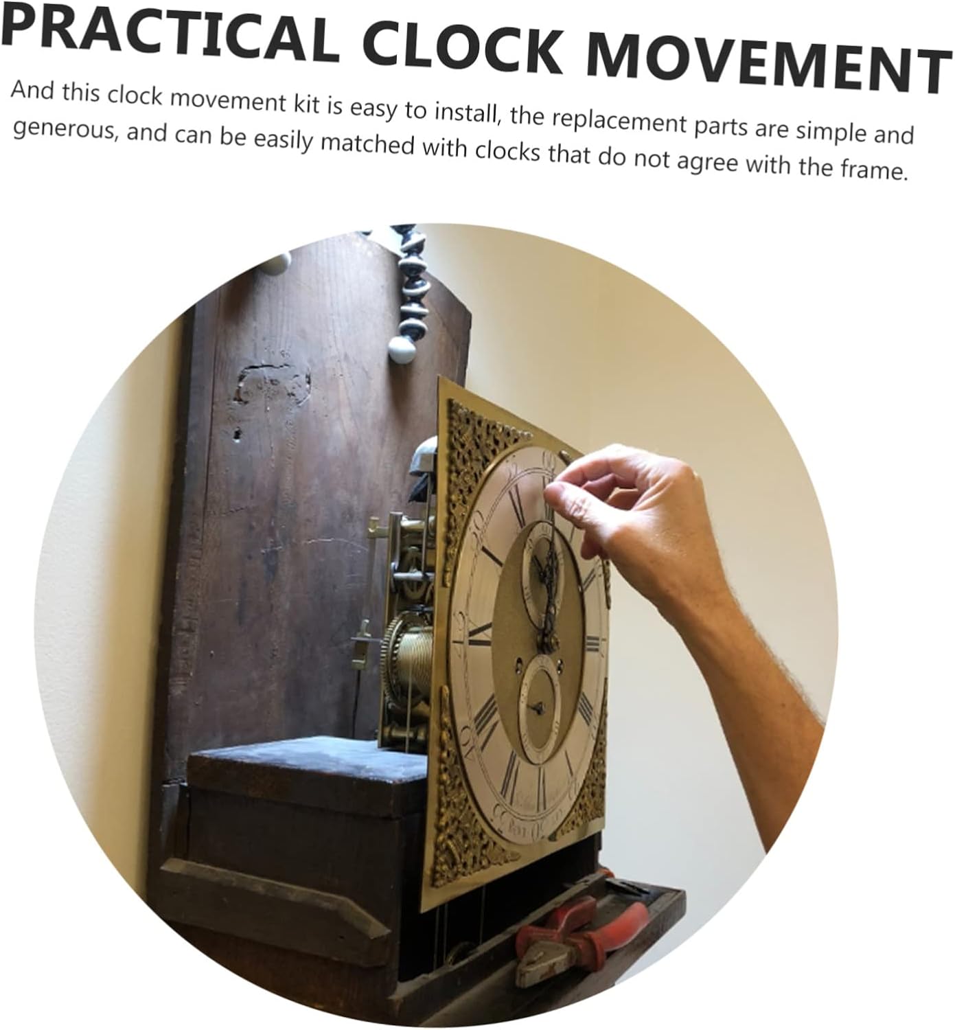 Modern DIY Clock Kit for Home Decor