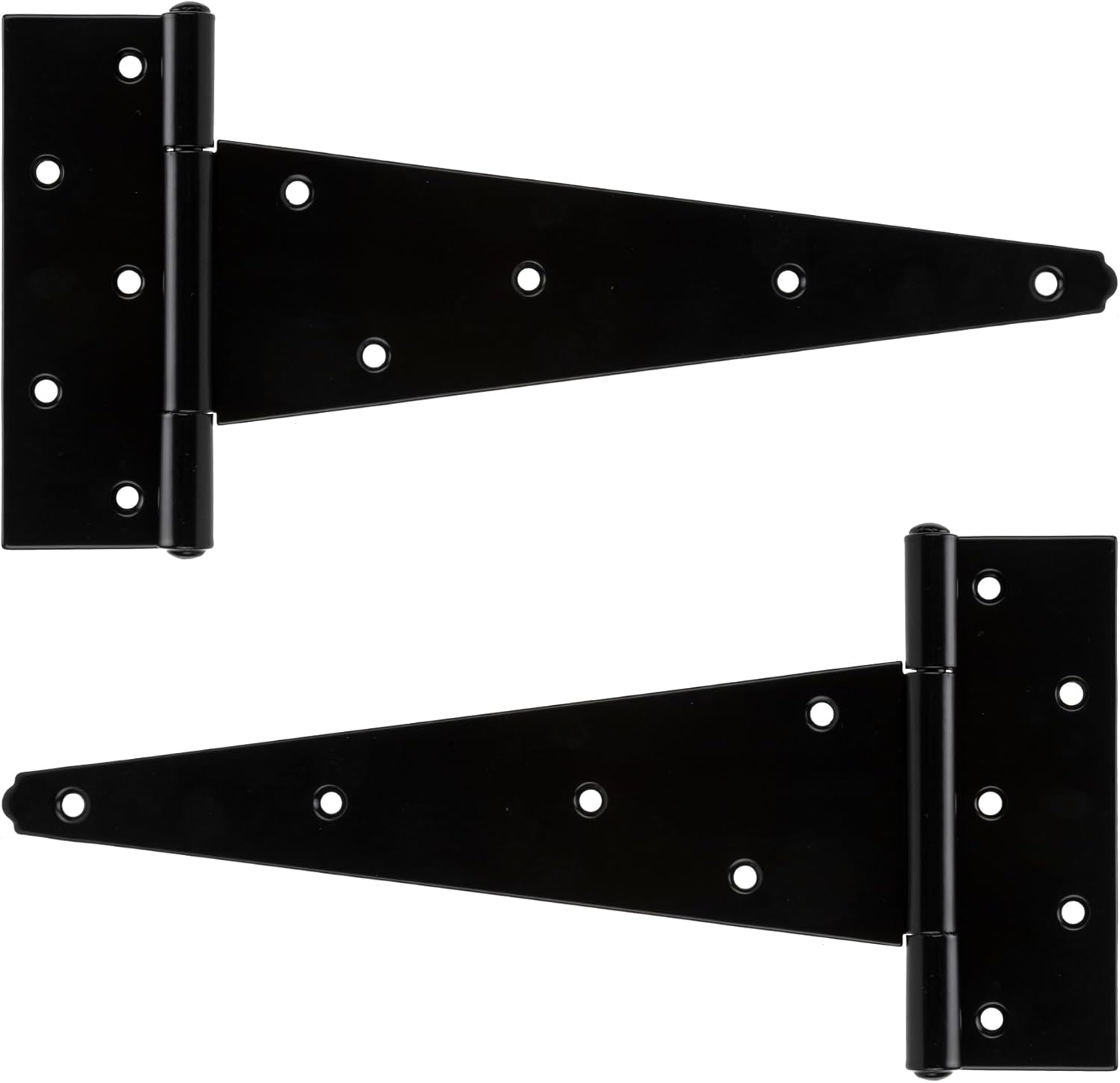 CHIJANE10 Inch Heavy Duty T-Strap Shed Door Hinges 2 Pack