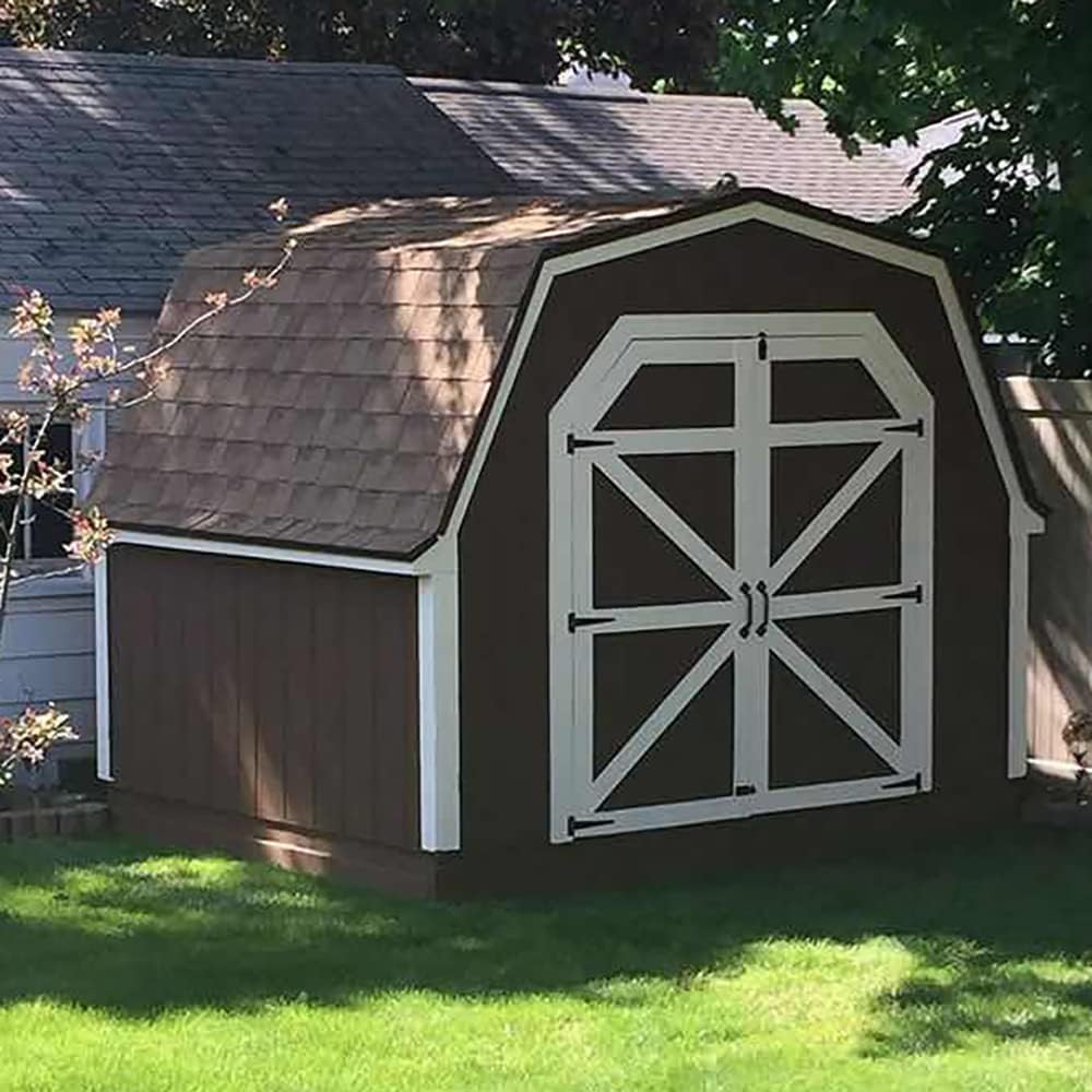 8-inch Rust-Resistant T-Strap Hinges for Garden Shed Doors