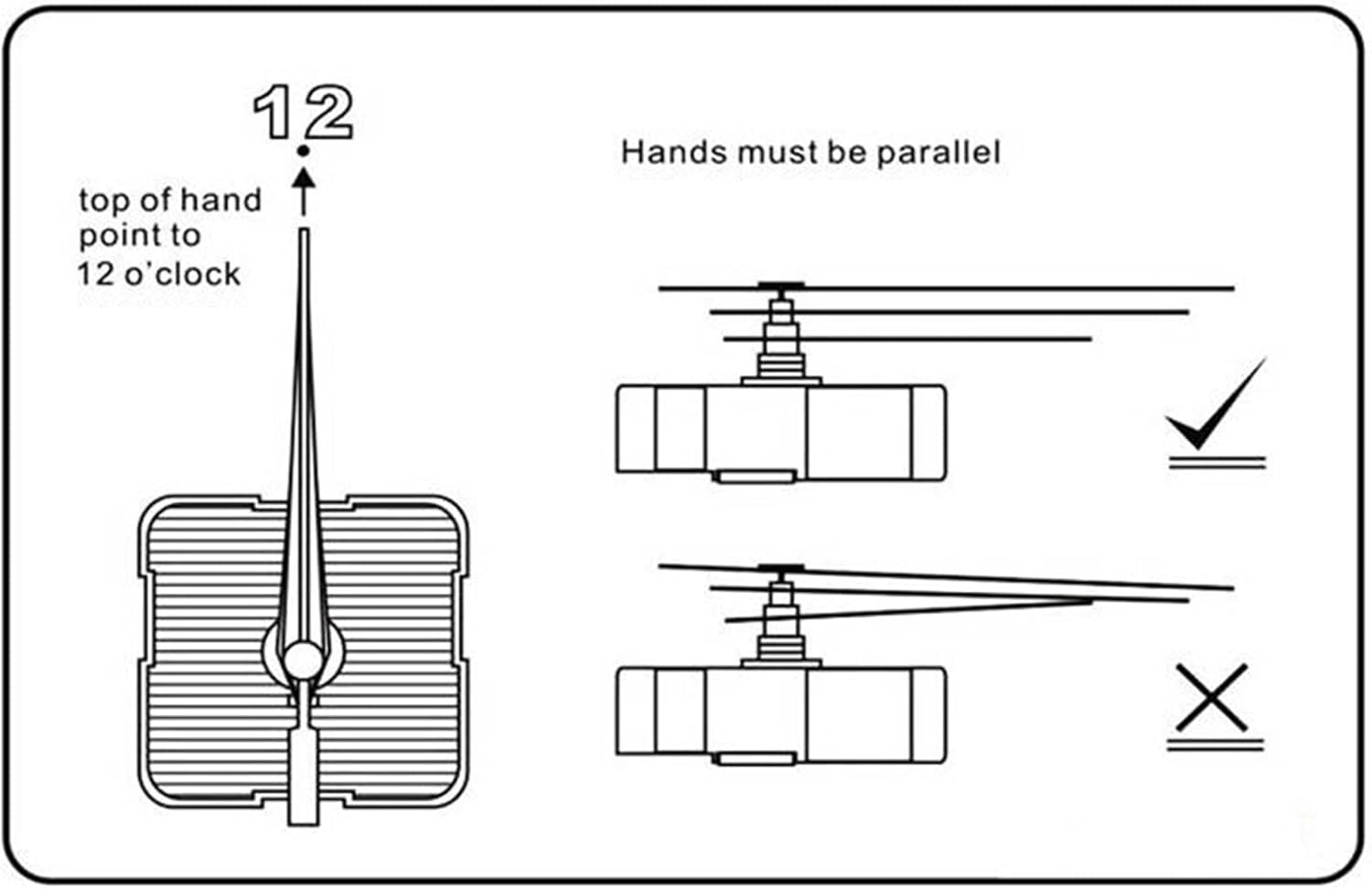 DRAGONRUN Pendulum Clock Movement Mechanism
