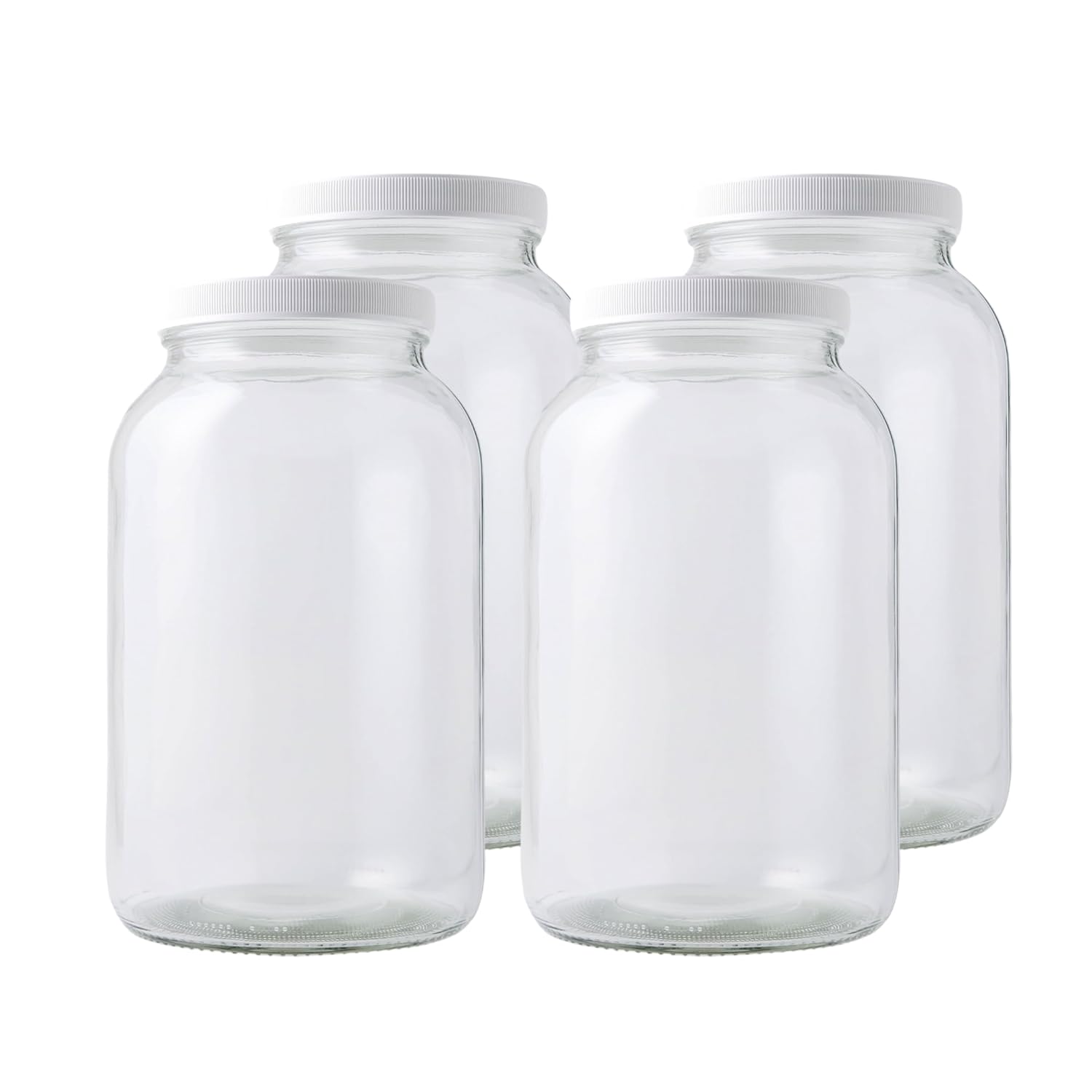 FastRack 4-Piece 1-Gallon Mason Jar Set