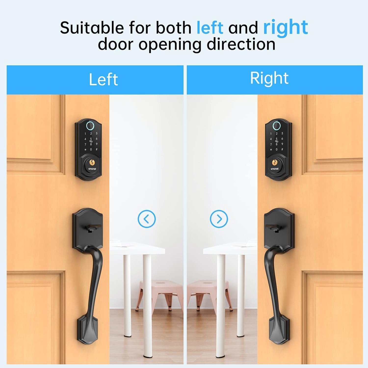 Secure Front Door Lock with Keyless Entry