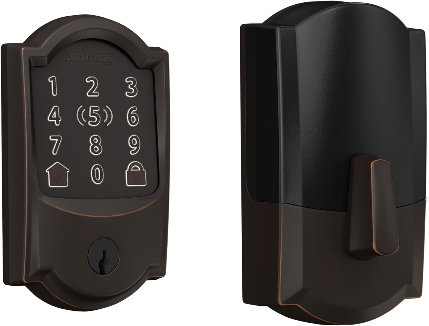 SCHLAGE BE499WB CAM 716 WiFi Smart Lock