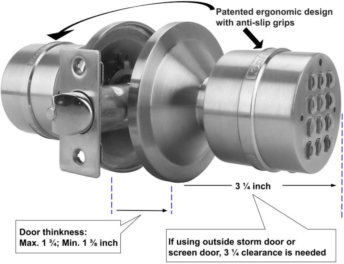 Secure Easy Door Knob for DIY