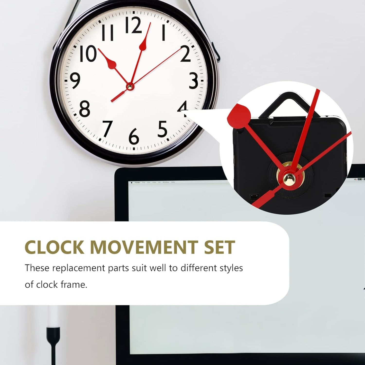 Operitacx Quartz Clock Mechanism Kit with Silent Movement