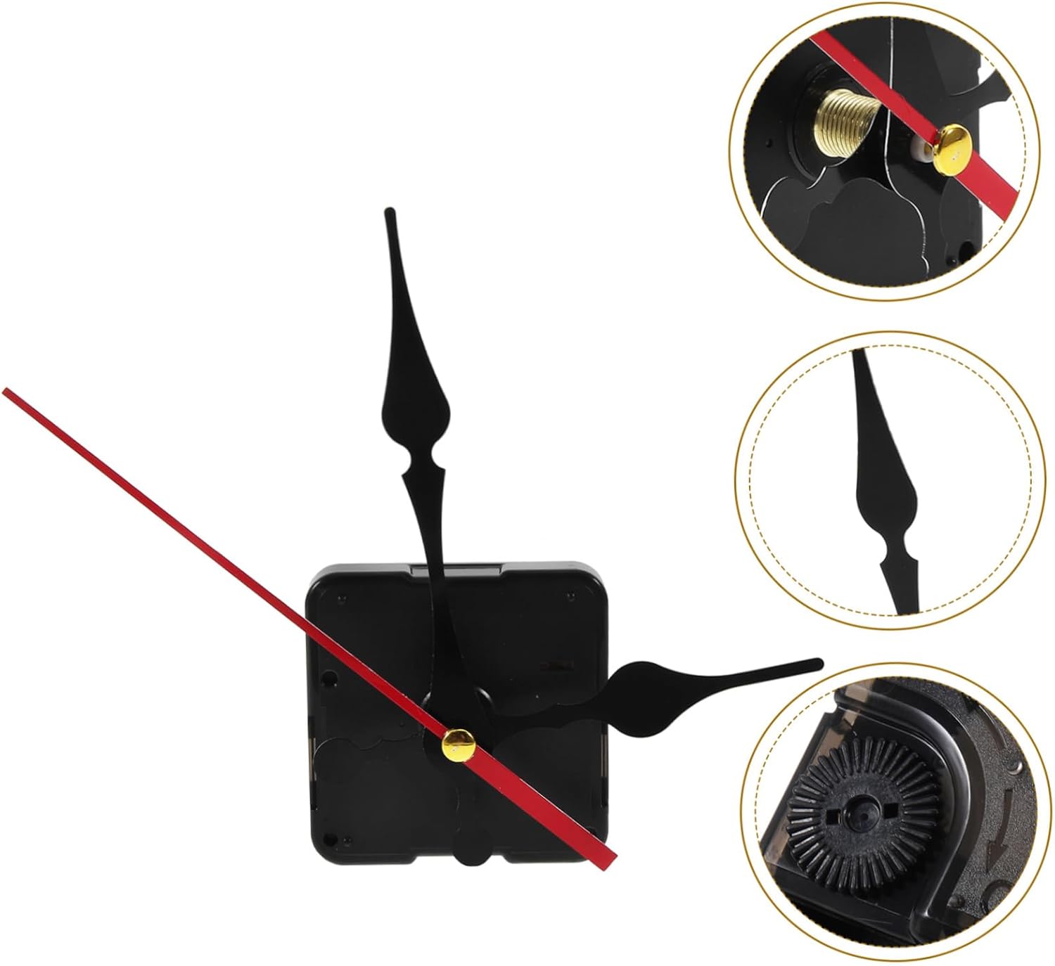 Clock Mechanism Replacement Battery Operated Quartz Clock Movement Kit