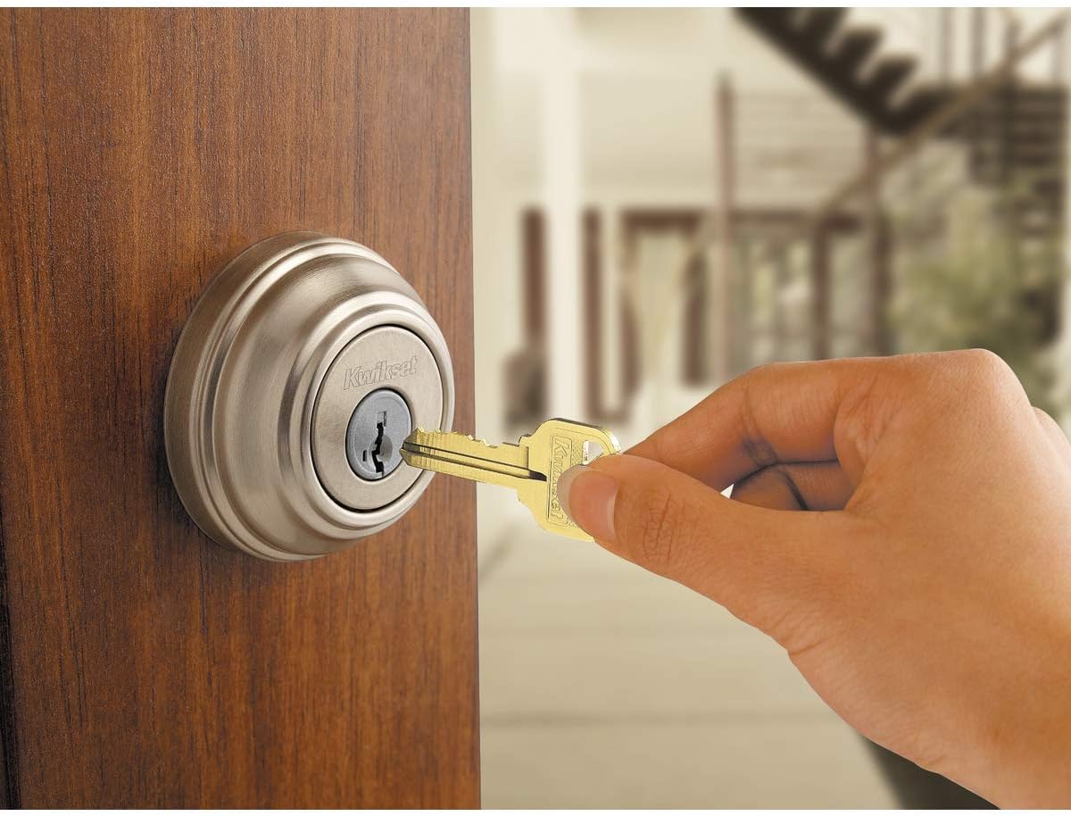 Kwikset Juno Keyed Entry Door Knob Deadbolt Combo Pack