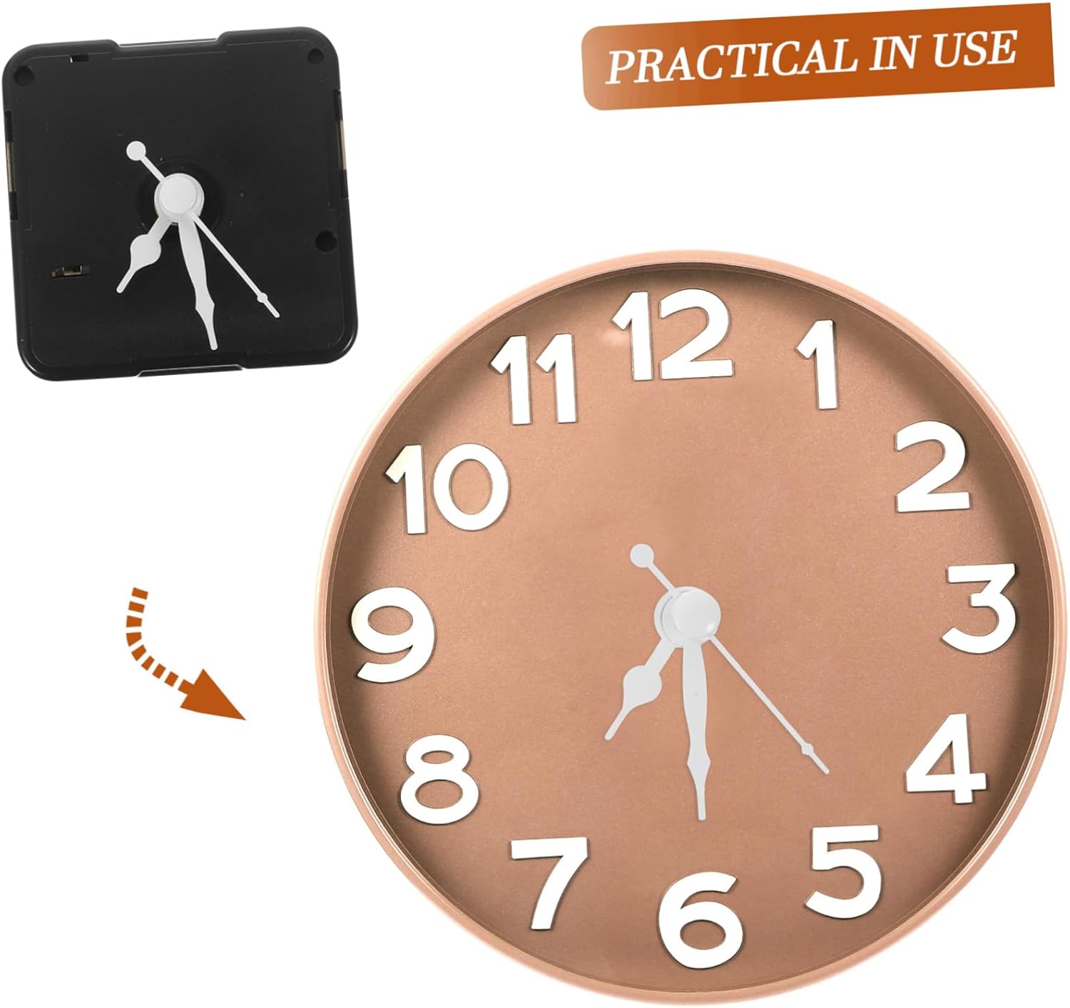High-Quality Plastic Clock Movement Kit for DIY Wall Clocks