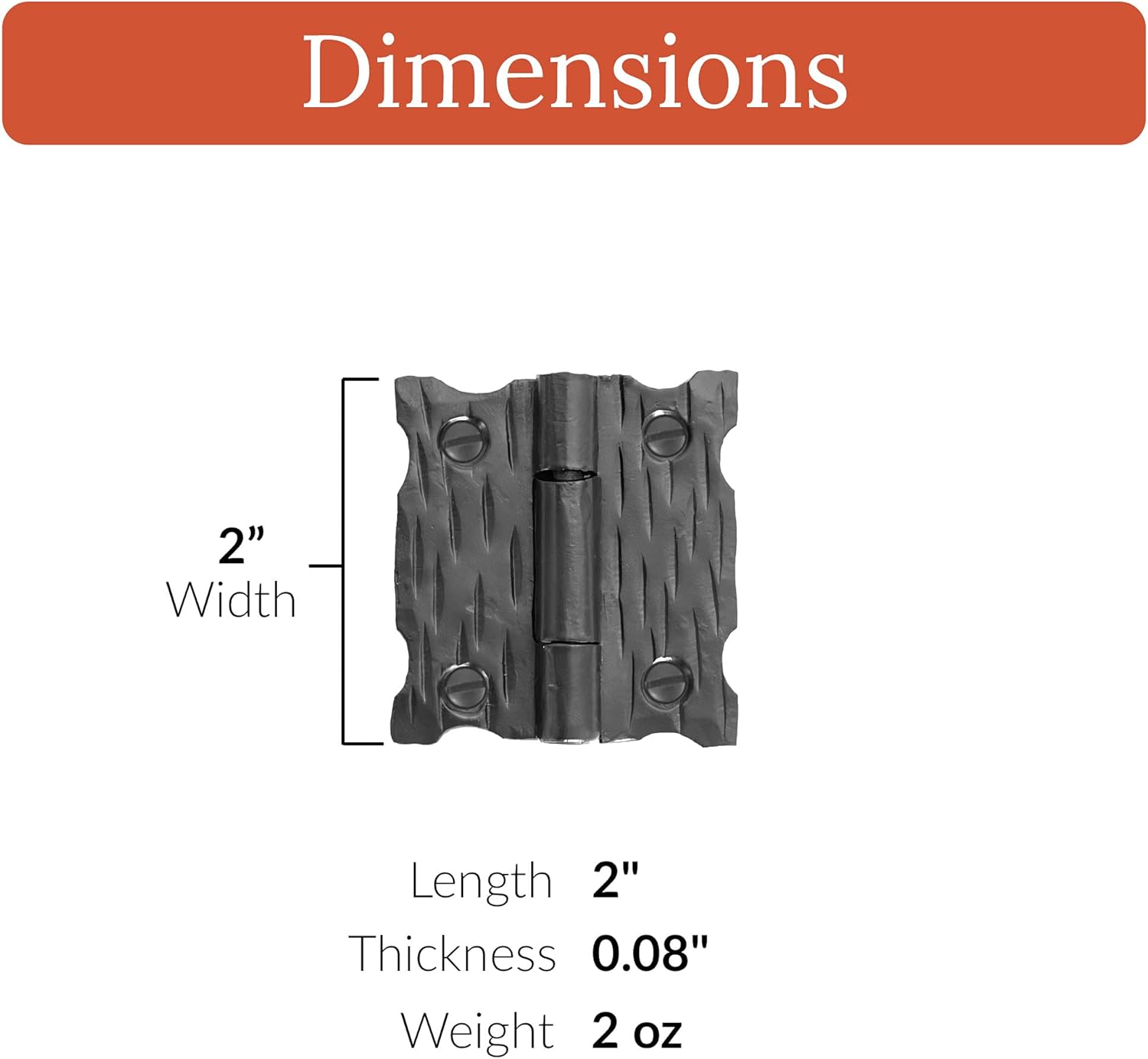 Upgrade Your Farmhouse Rustic 2-Inch Hinges for Barn Doors