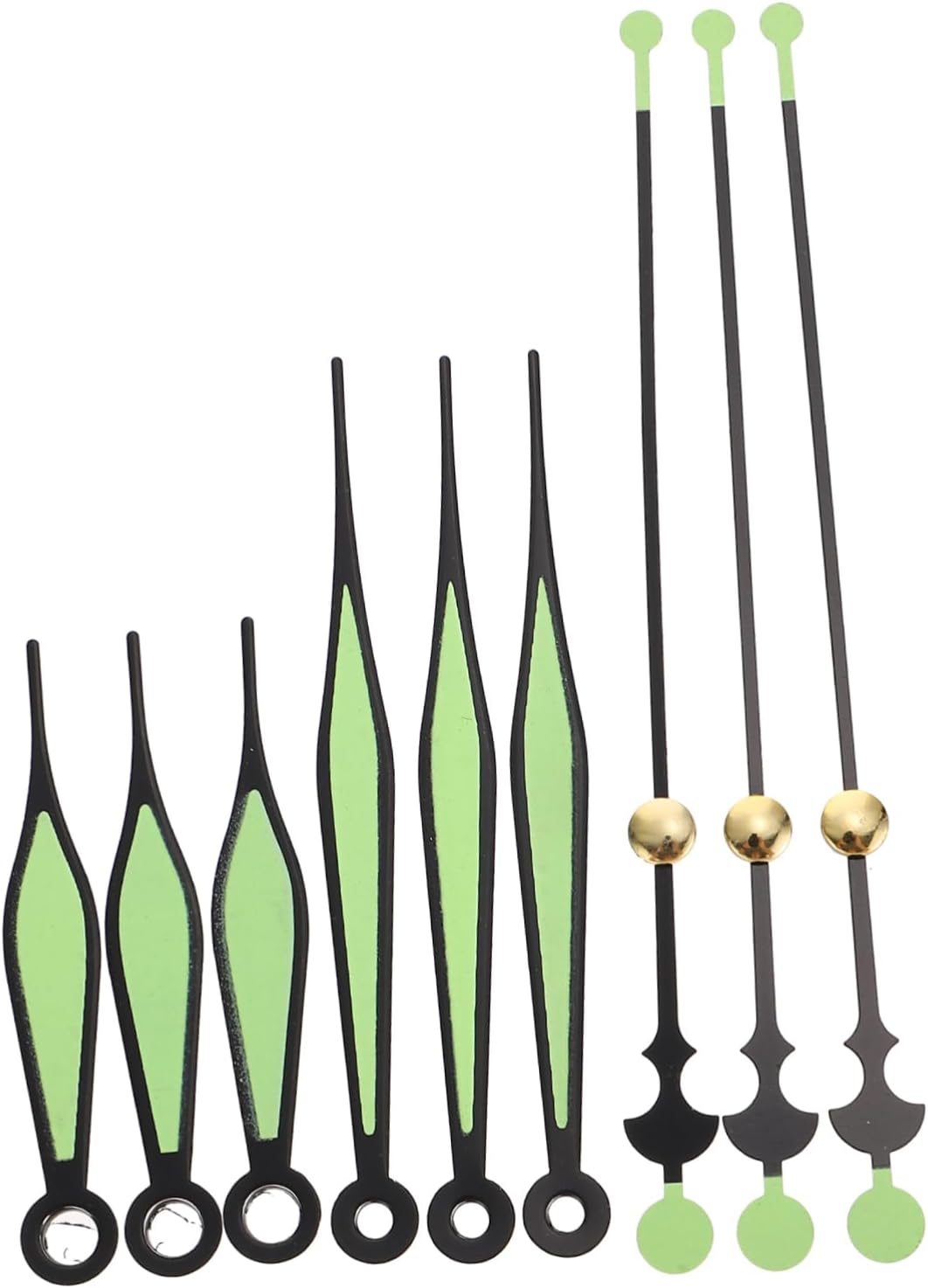 10-Light-Up Clock Hands Kit for DIY Repair