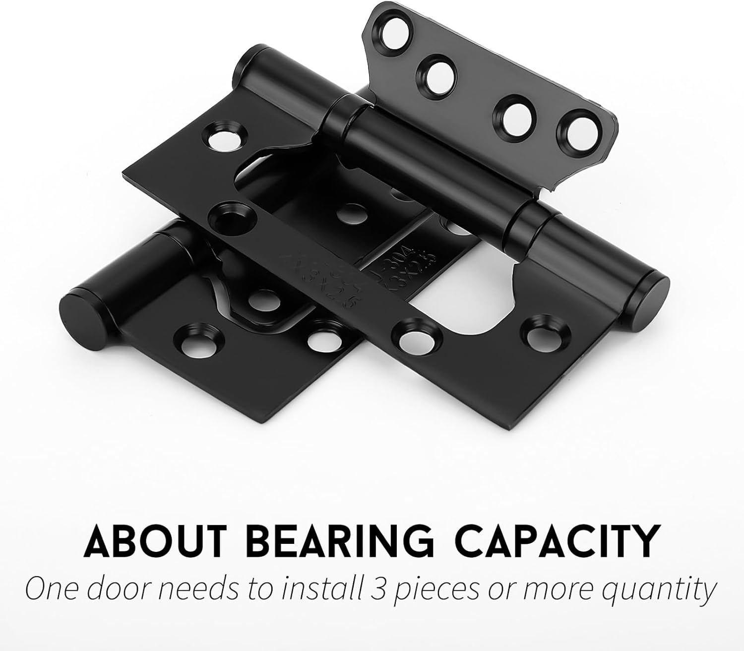 GoldenWarm 18-Piece Non-Mortise Hinges for Interior Doors