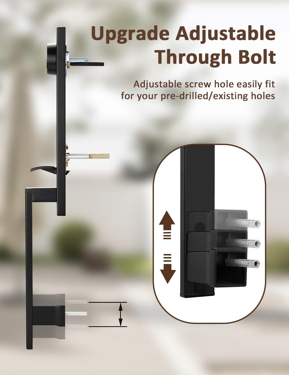 Full Escutcheon Handle Set