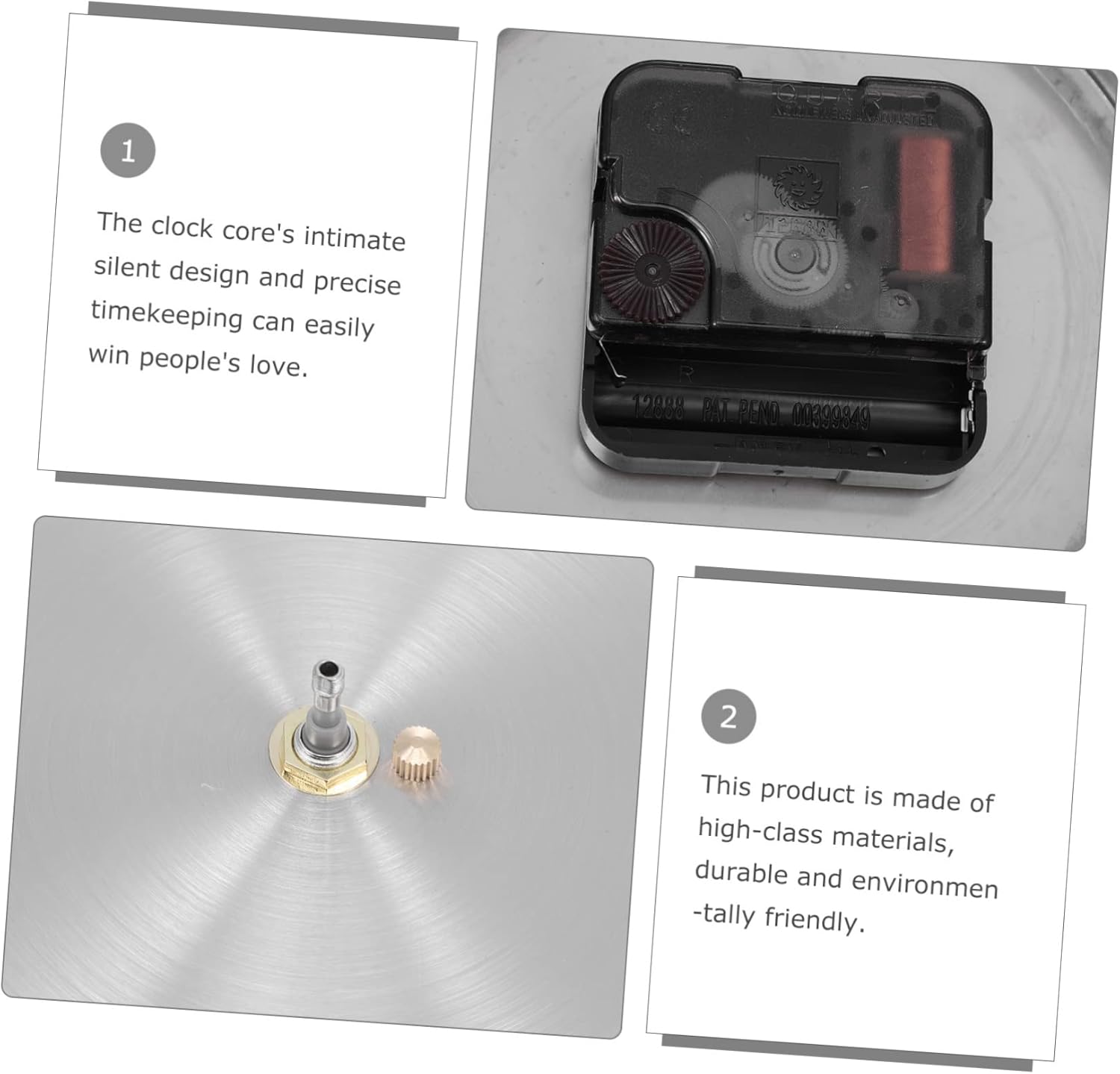 Modern DIY Clock Kit for Home Decor
