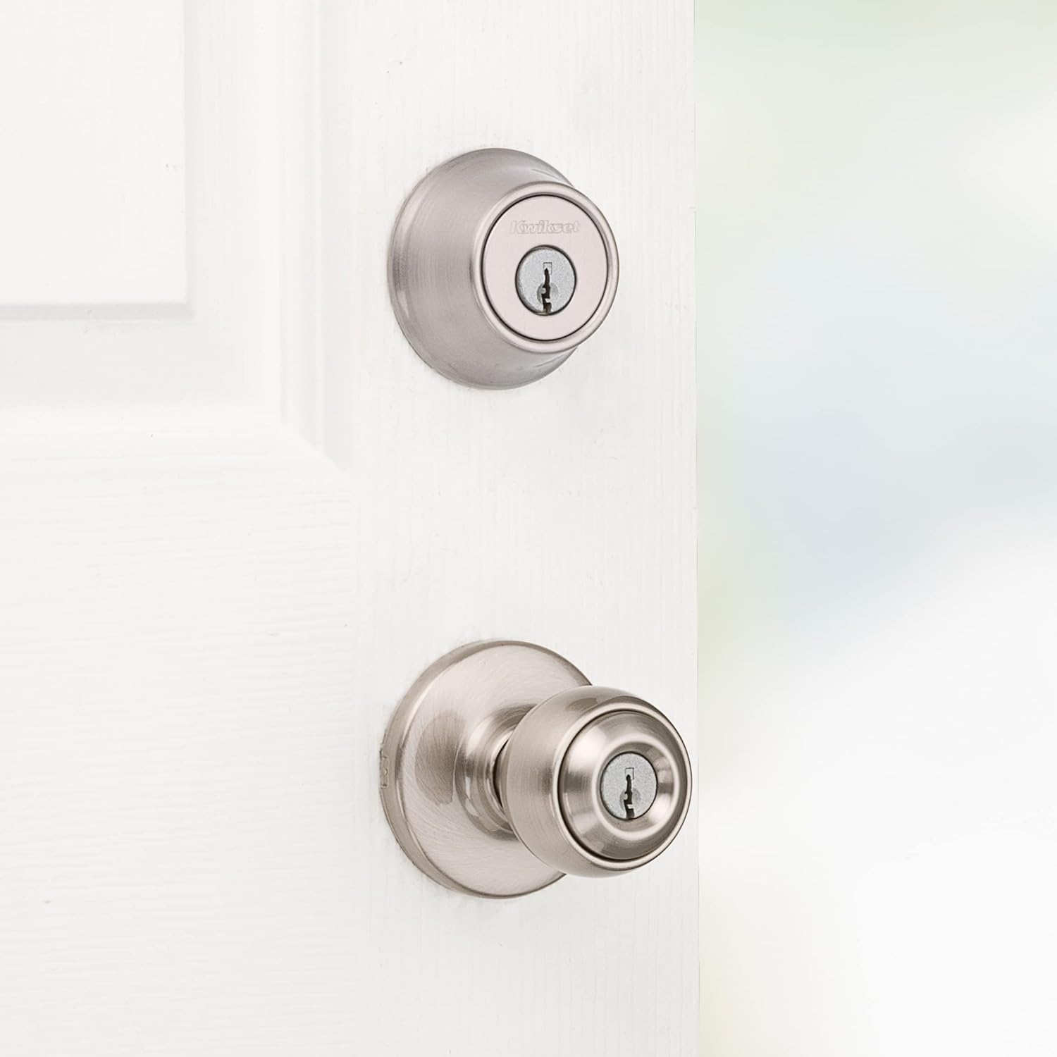 Simple Setup Door Knob Deadbolt Combo for Exterior Doors