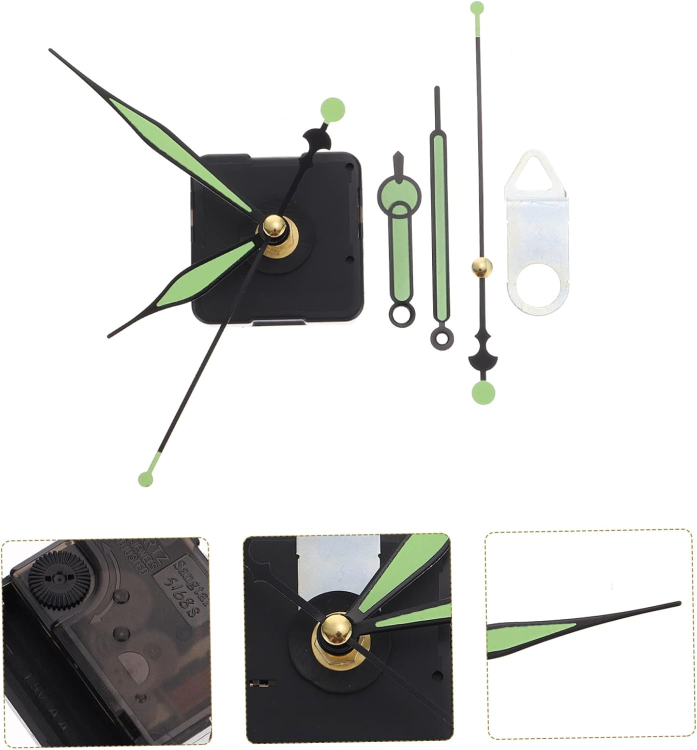 IWOWHERO Silent Quartz Clock Movement Kit