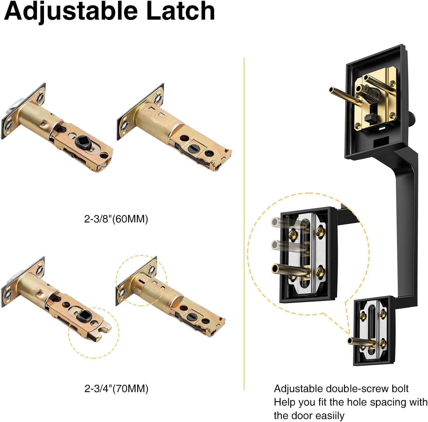 Keeping your door secure and stylish has never been this easy