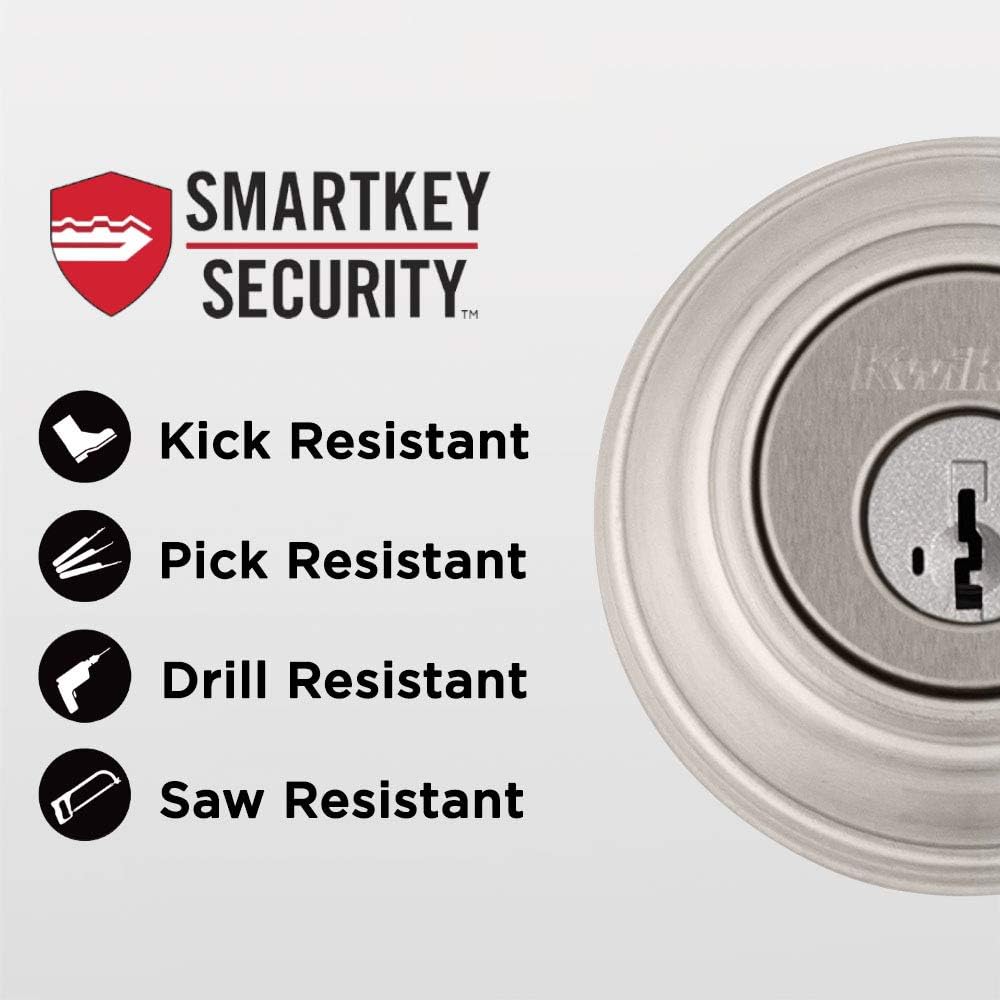 Quickset 991 Tustin SmartKey Deadbolt Combo Pack