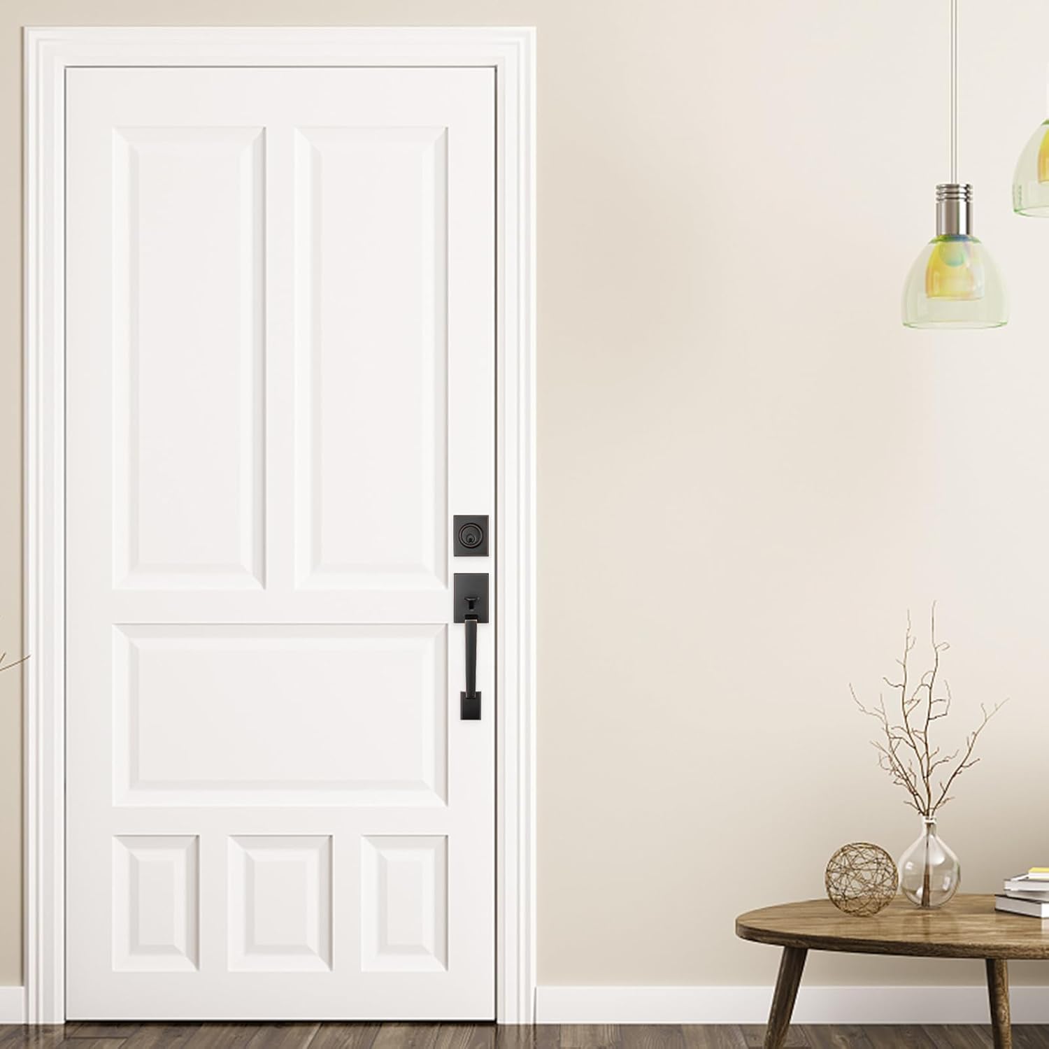 Haidms Oil-Rubbed Bronze Front Door Set