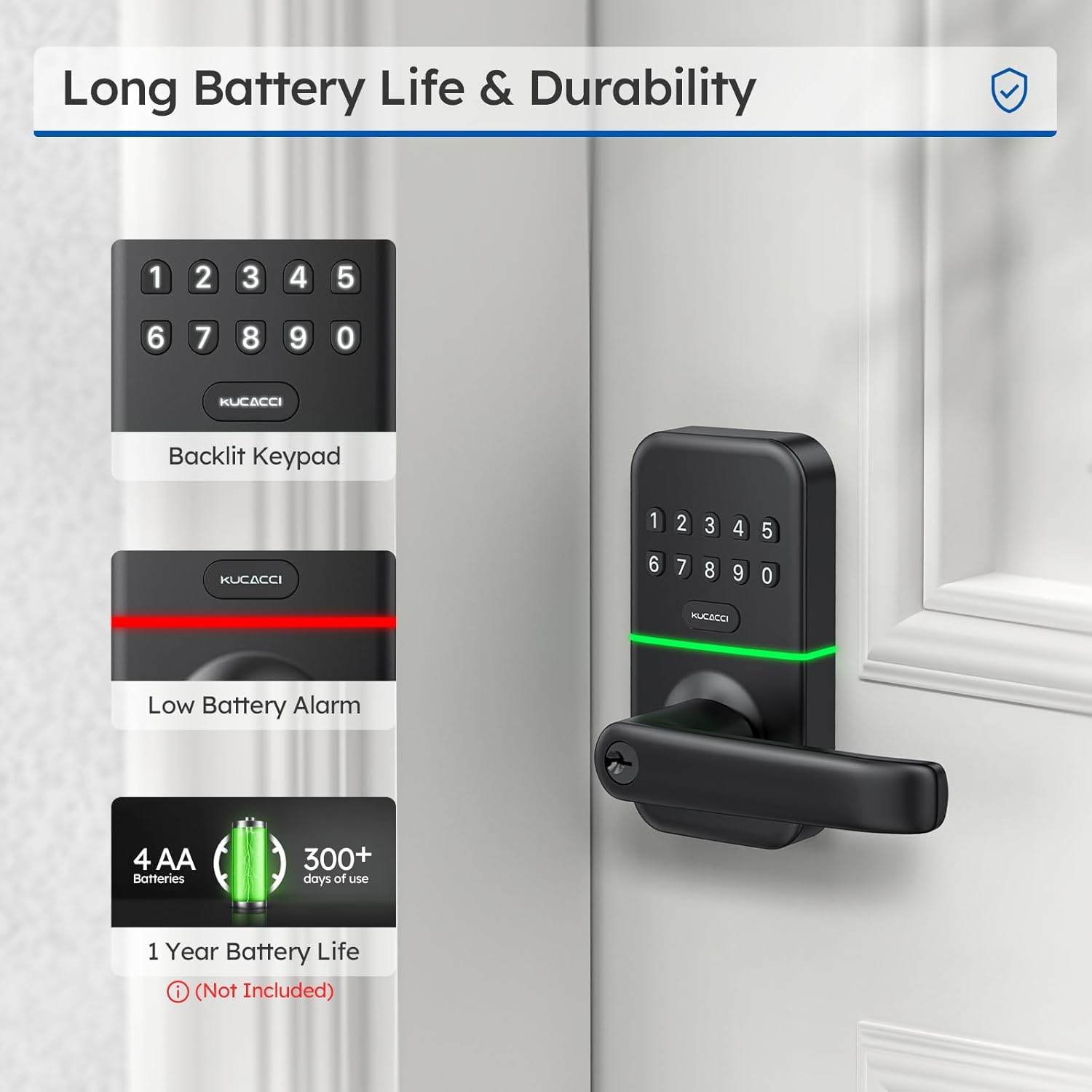 Secure Smart Door Lock with Keypad for Front Door