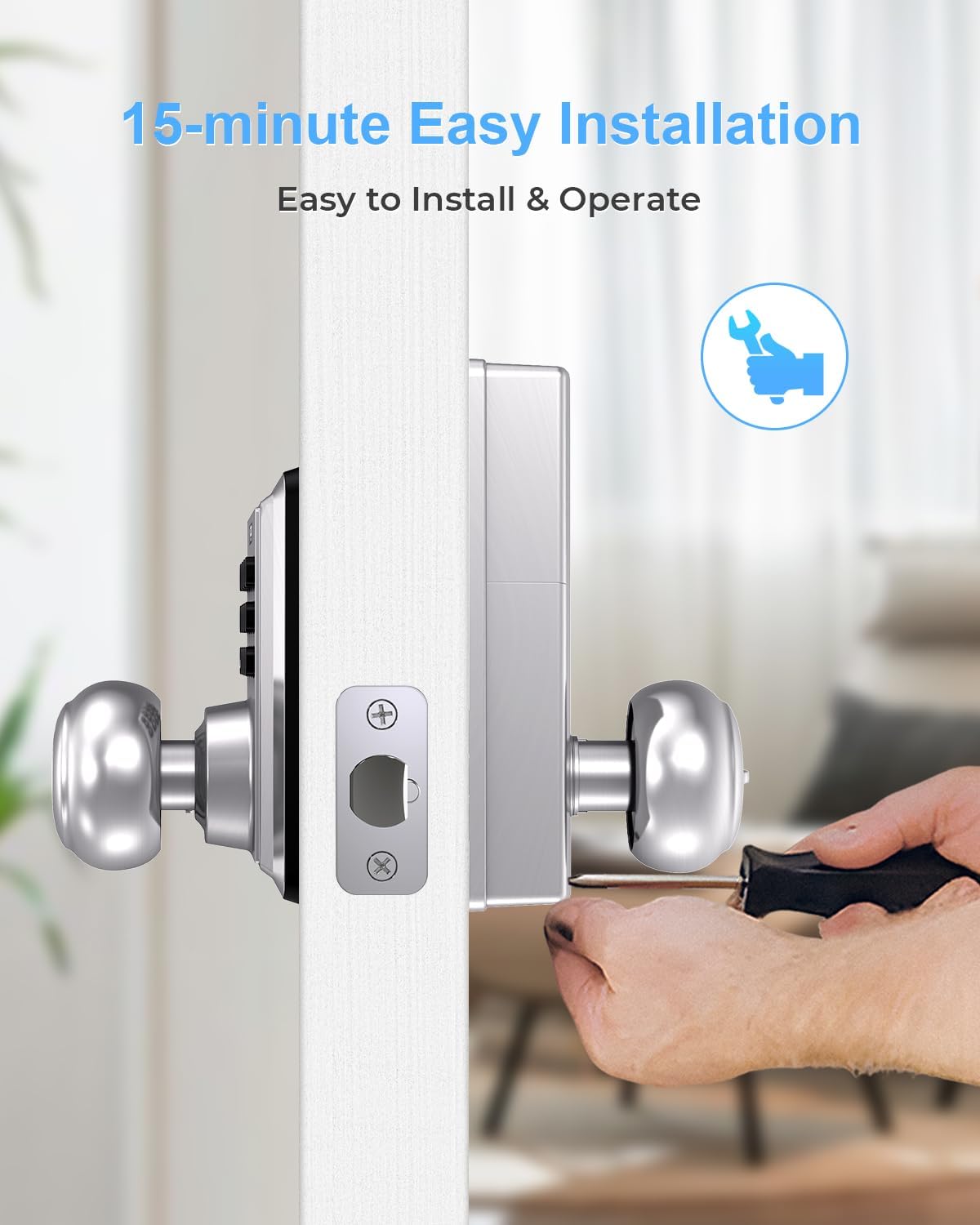 ApeStellar Door Knob with Keypad