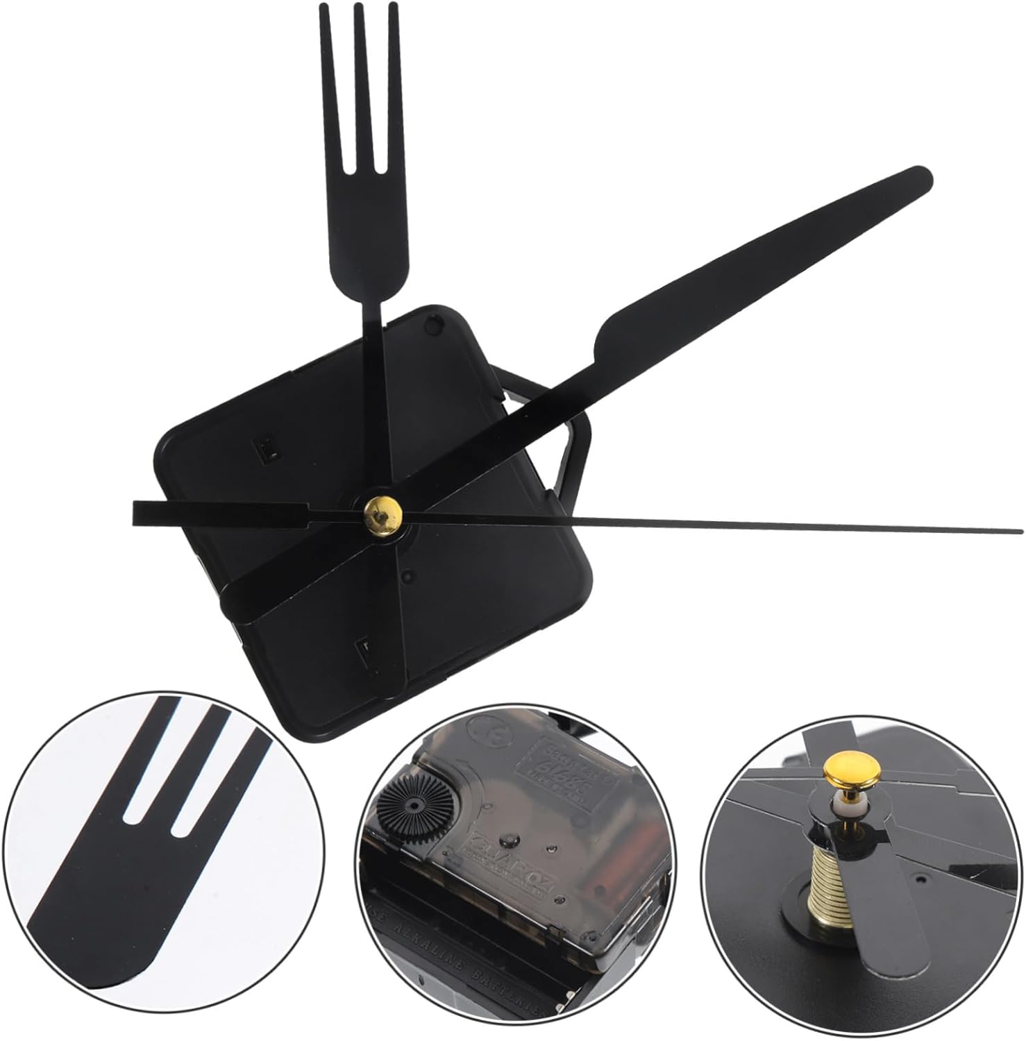 Easy to Use Plastic Clock Mechanism Kit for DIY Wall Clocks