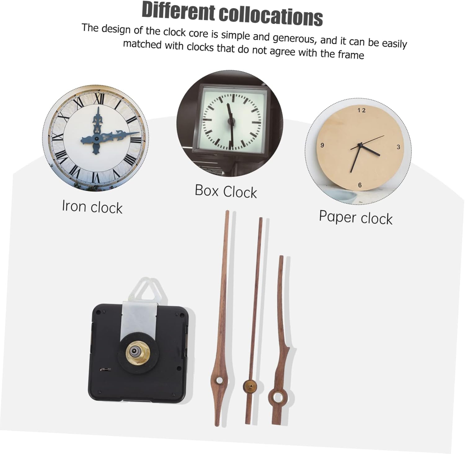 ARTIBETTER DIY Clock Movement Kit 4 Sets