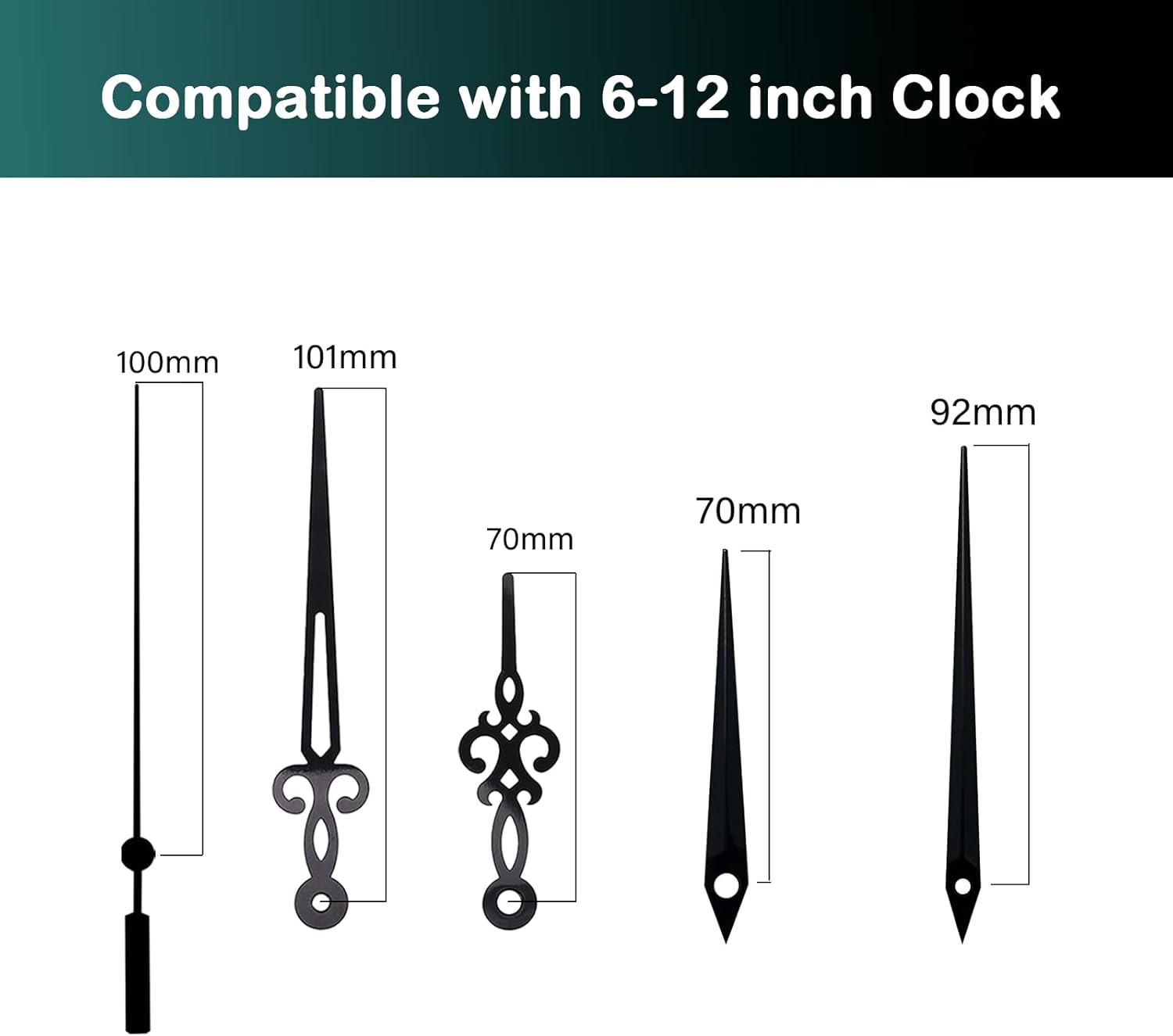 Silent Quartz 32mm Long Shaft Clock Movement for DIY Repair