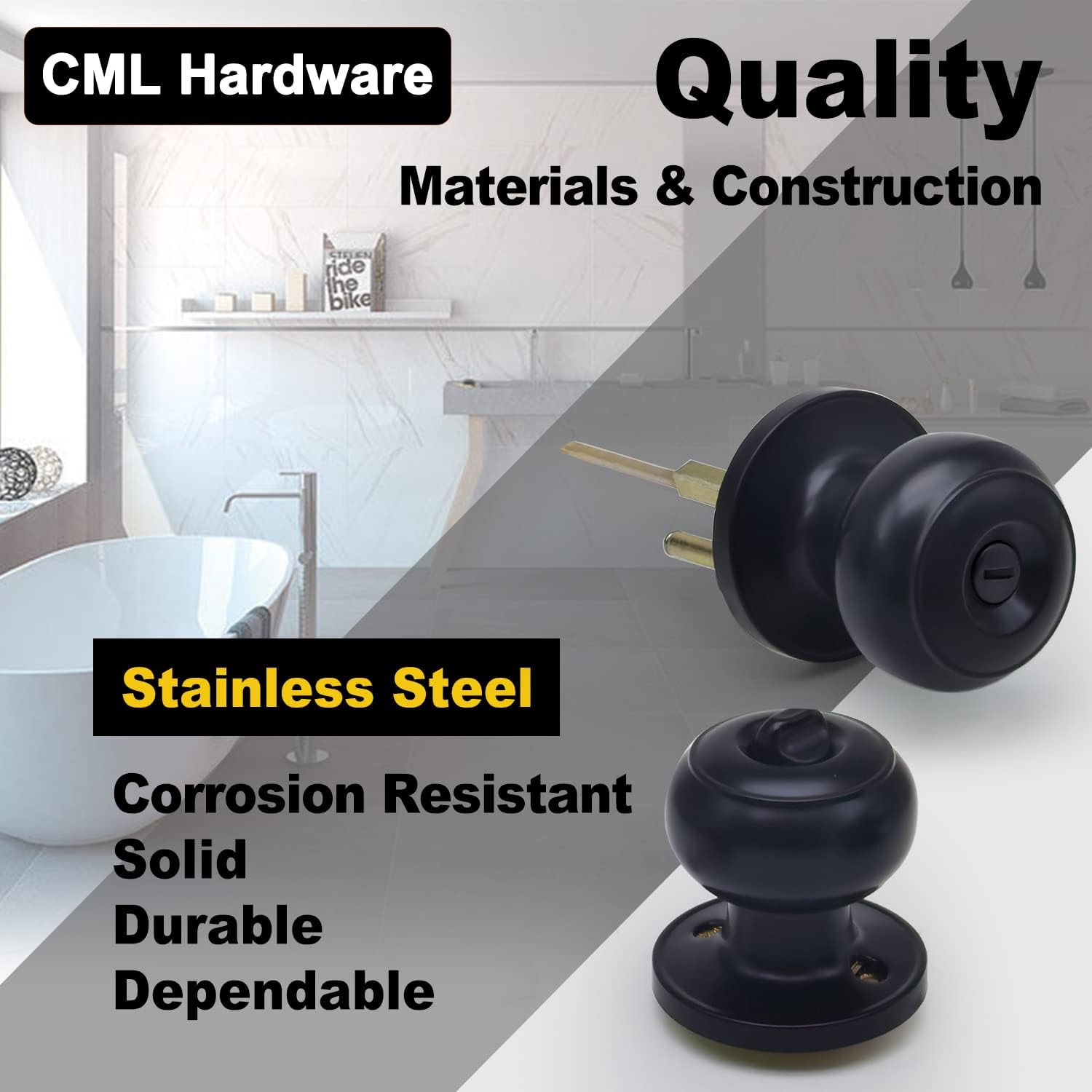 Stainless Steel Privacy Door Knob