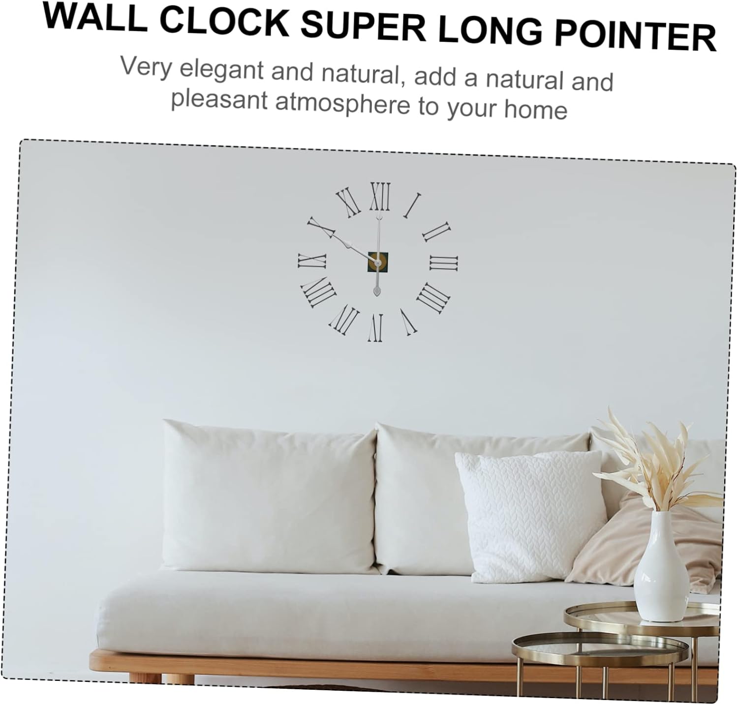 4PCS ALUMINUM CLOCK HANDS NUMERAL ALARM CLOCK REplacement for DIY