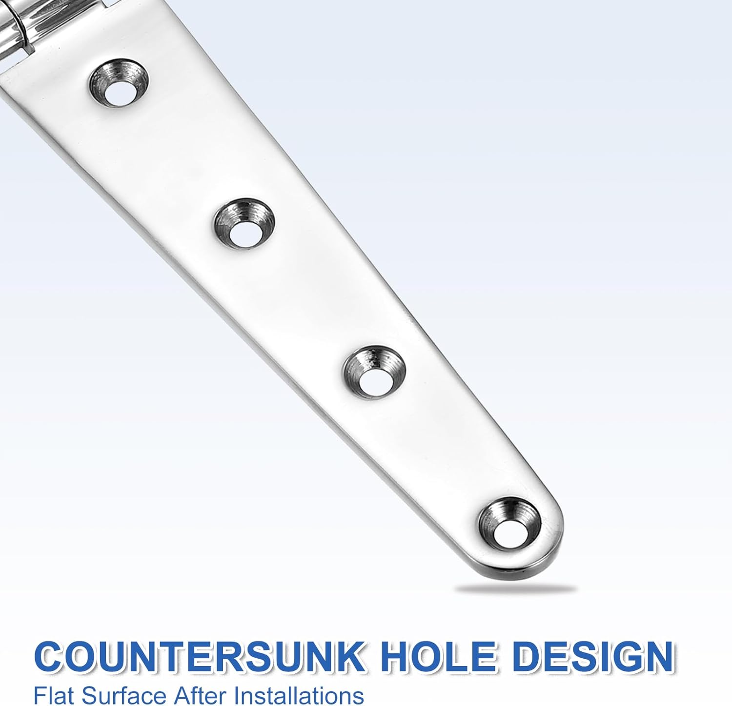 UXCell 2-Piece T-Strap Door Hinges