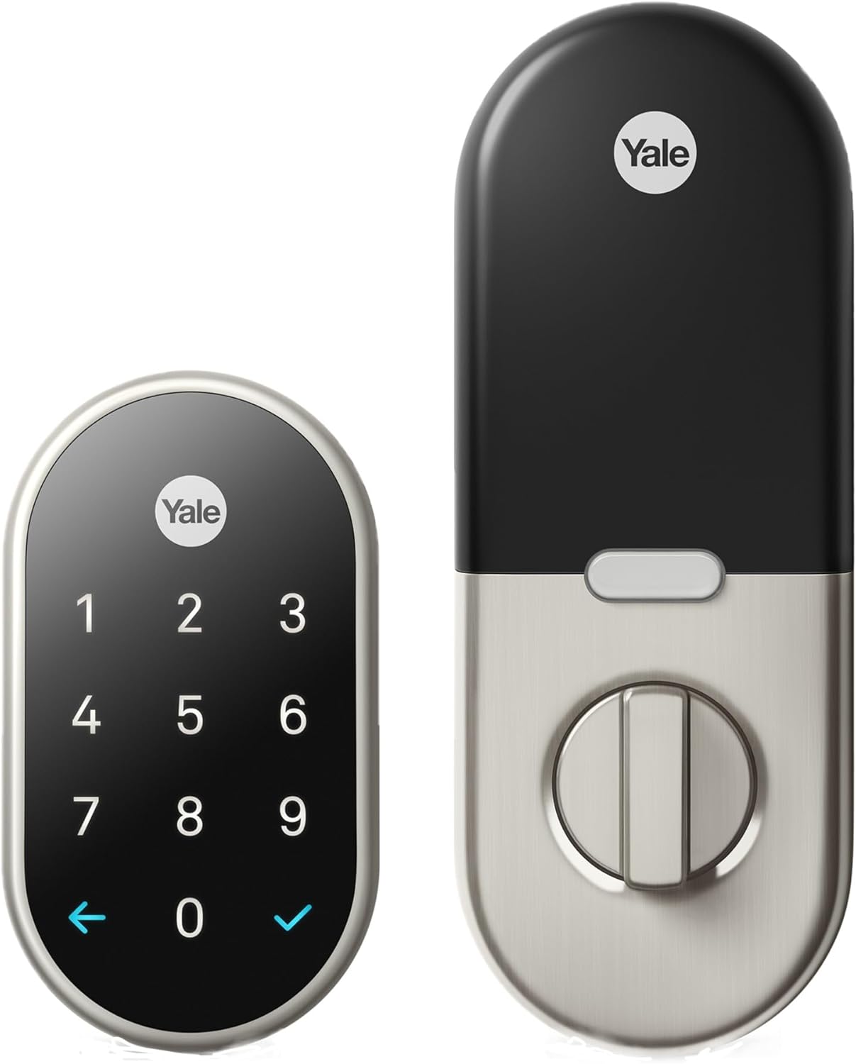 Google Nest Yale Smart Lock - Secure Front Door Entry