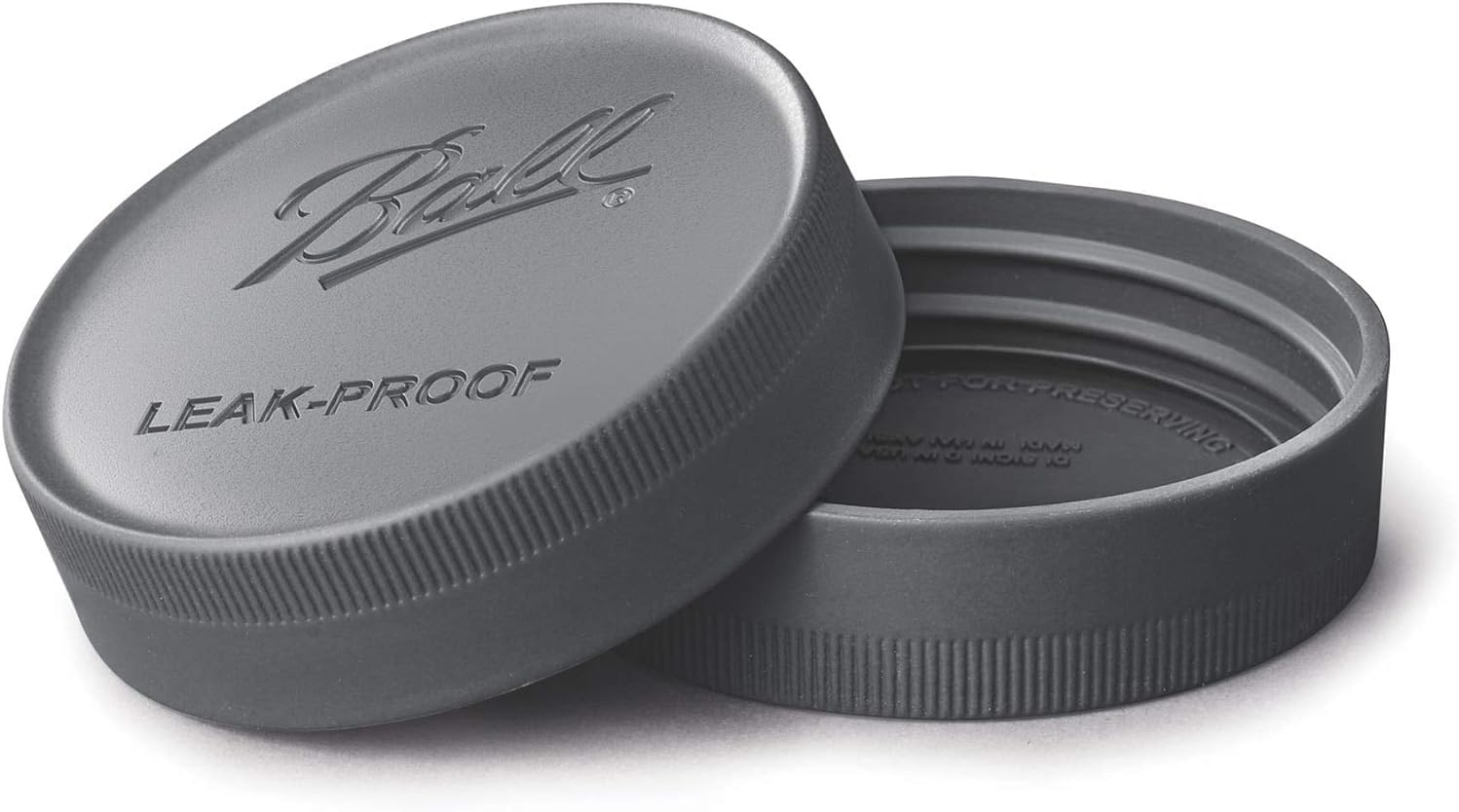 Ball Leak-Proof Plastic Lids for Glass Mason Jars Pack of 6