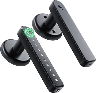 Secure Black fingerprint door lock