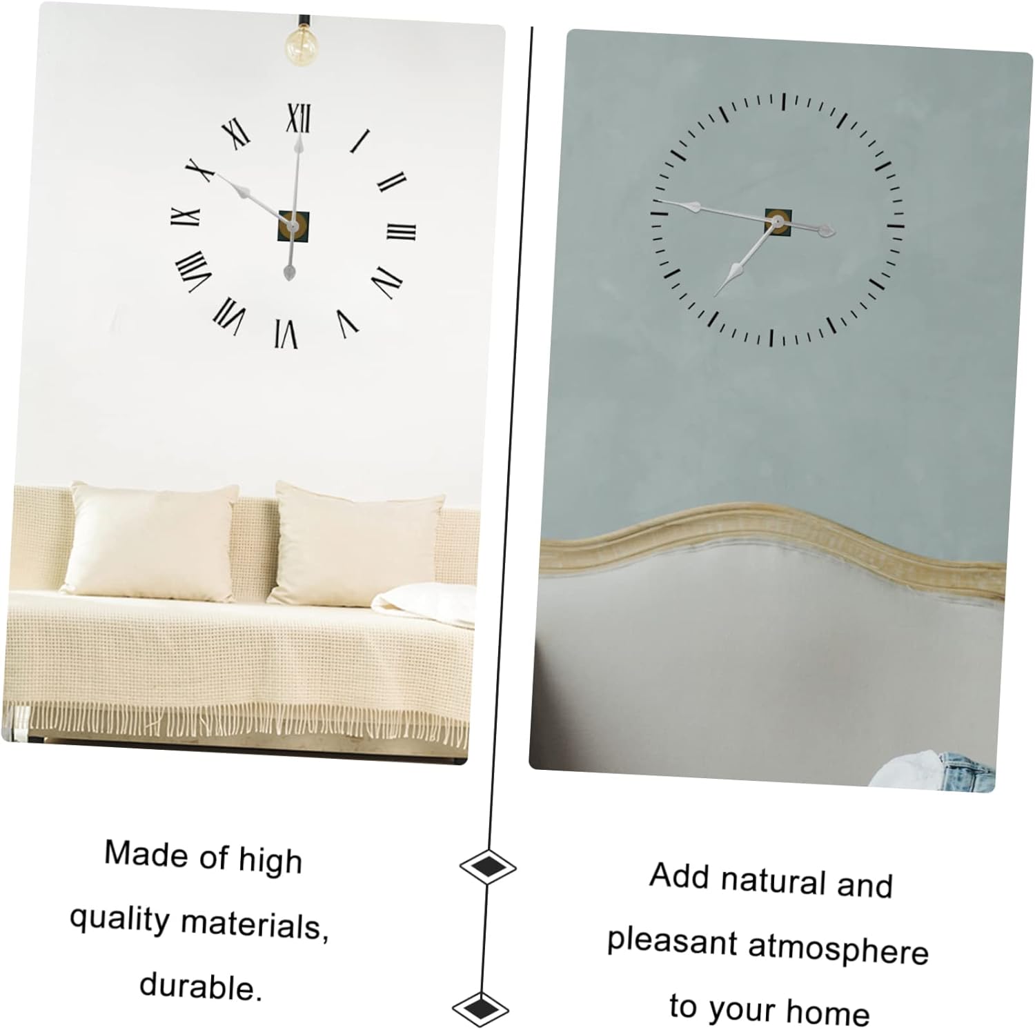 4PCS ALUMINUM CLOCK HANDS NUMERAL ALARM CLOCK REplacement for DIY