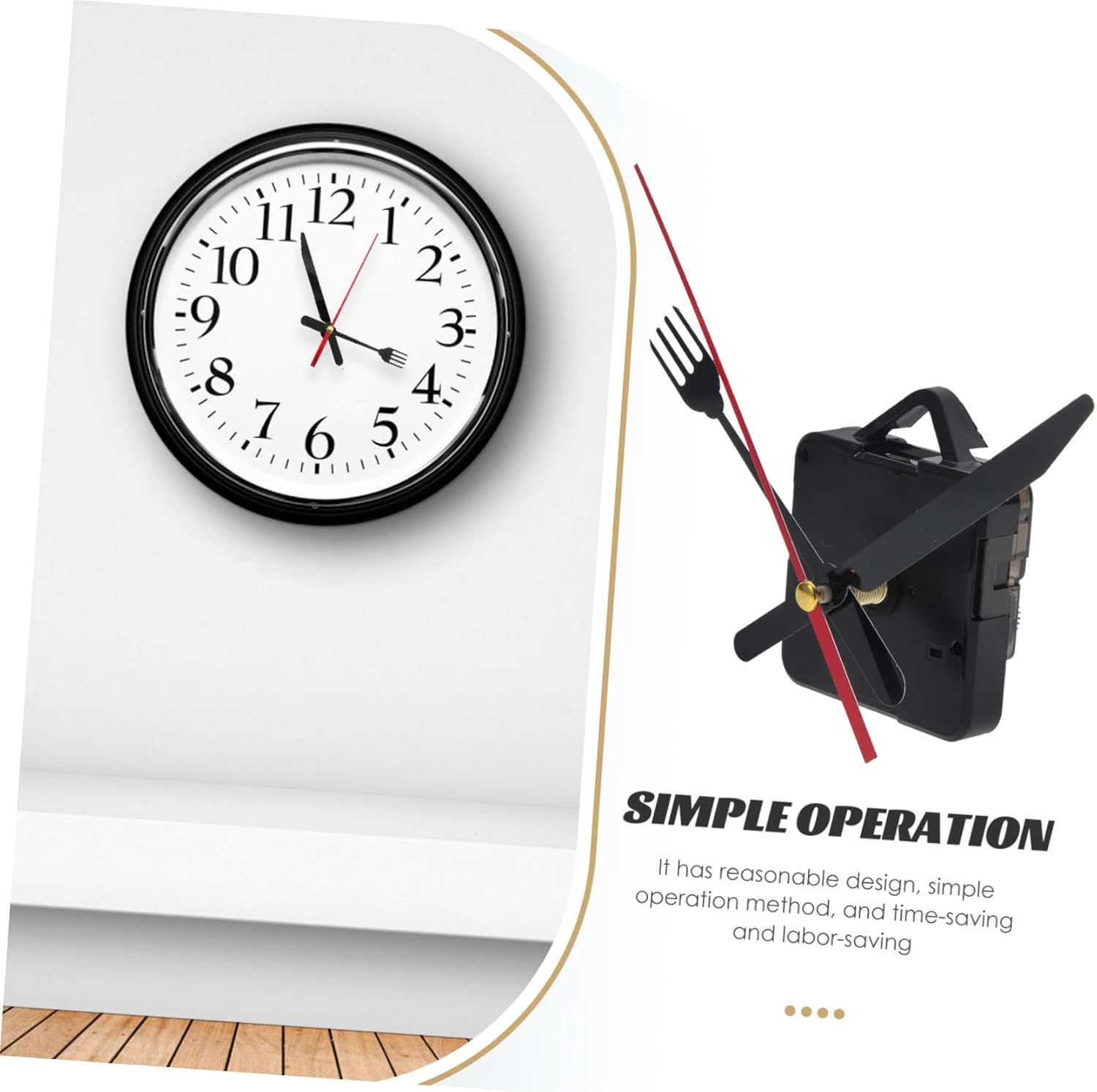 Silent Clock Kit Replacement Mechanism Set for DIY Clocks