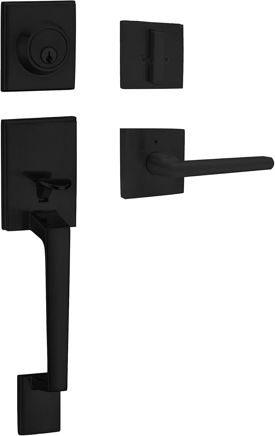 Signature Security Door Handle Set with Reversible Mechanism