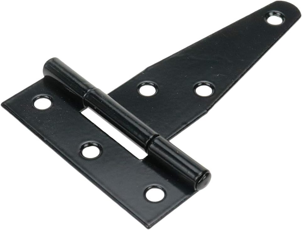 Mcredy Hinge Durable 3-Inch Hinge for Shed Gates Heavy Duty Black