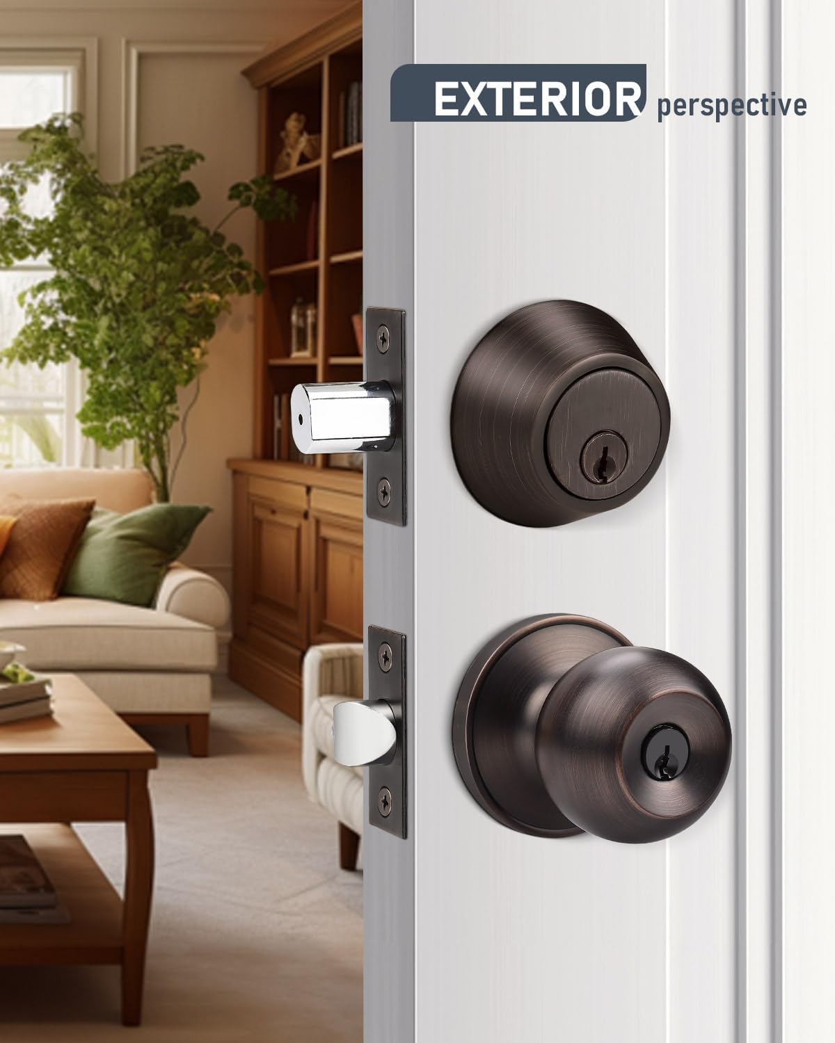 Secure Entry Door Lock Set with Easy Installation