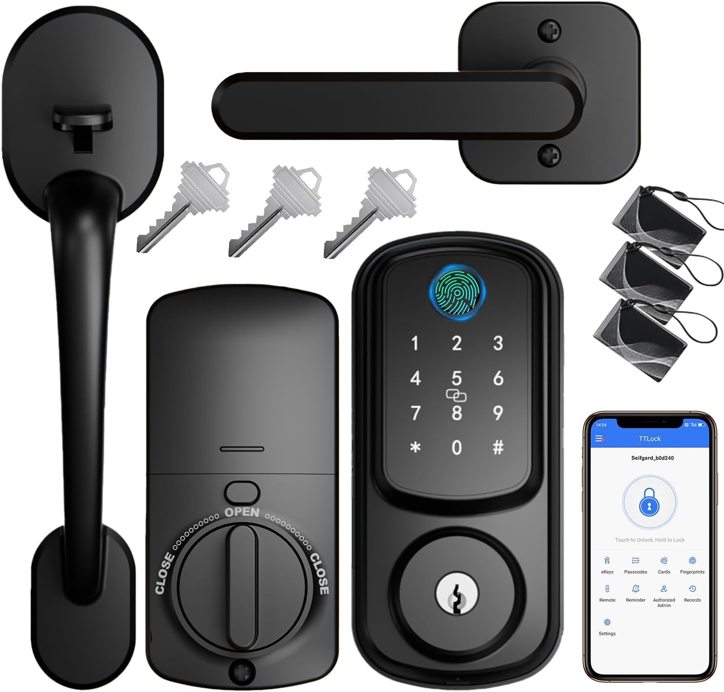Smart Keyless Entry Door Lock with Alexa Integration