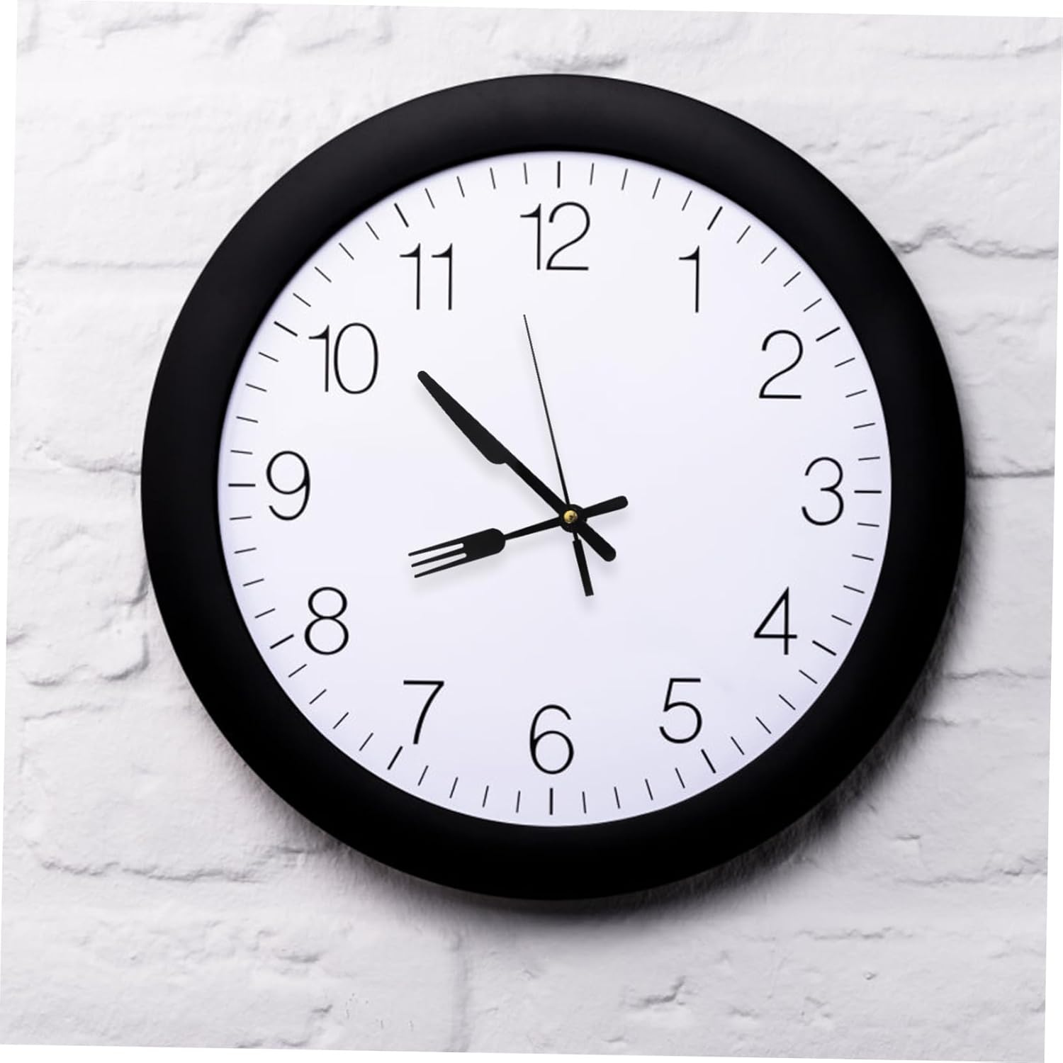 SOESFOUFUReplacement Part for Wall Clocks Black Fork Hands Clock Movement